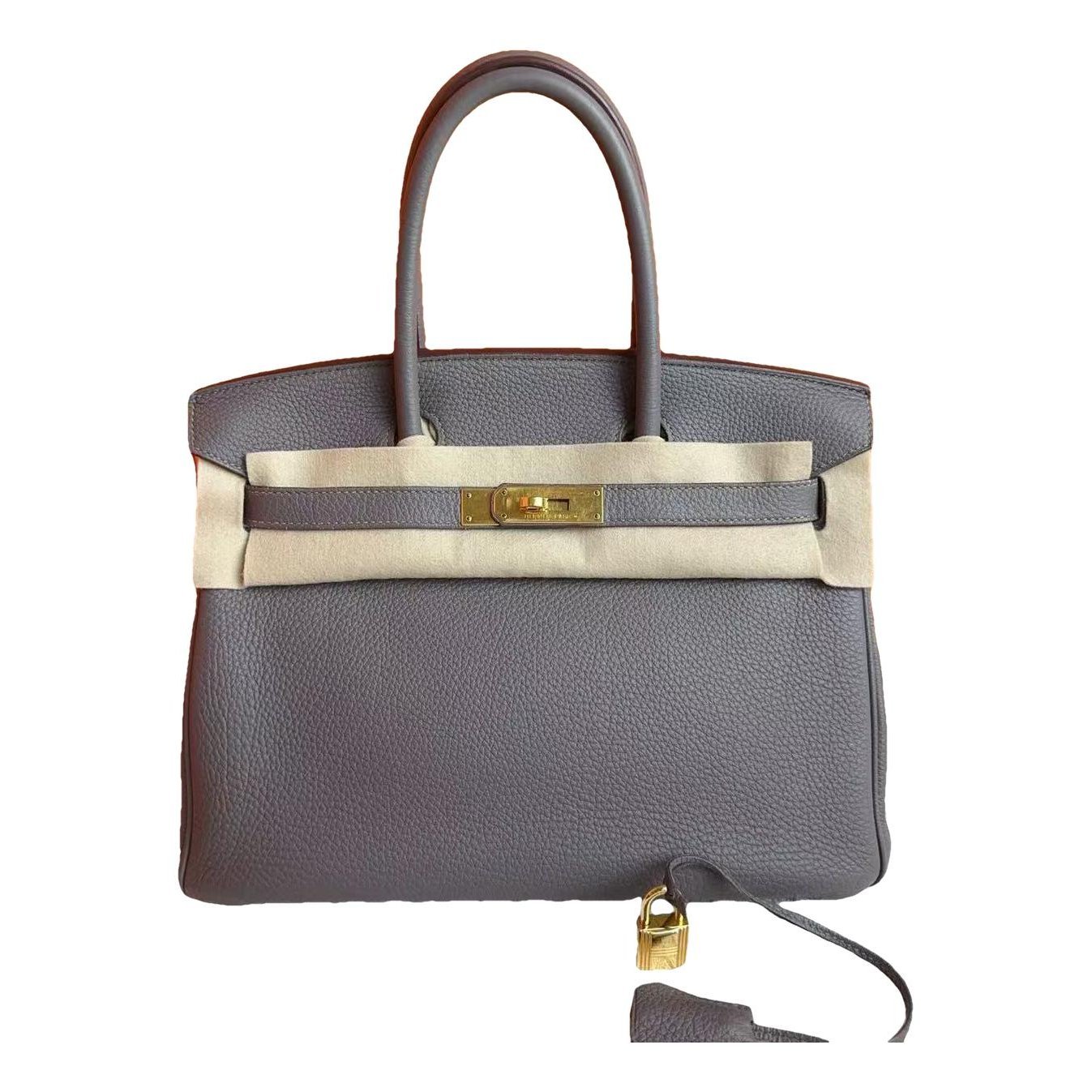 Birkin 30 leather handbag