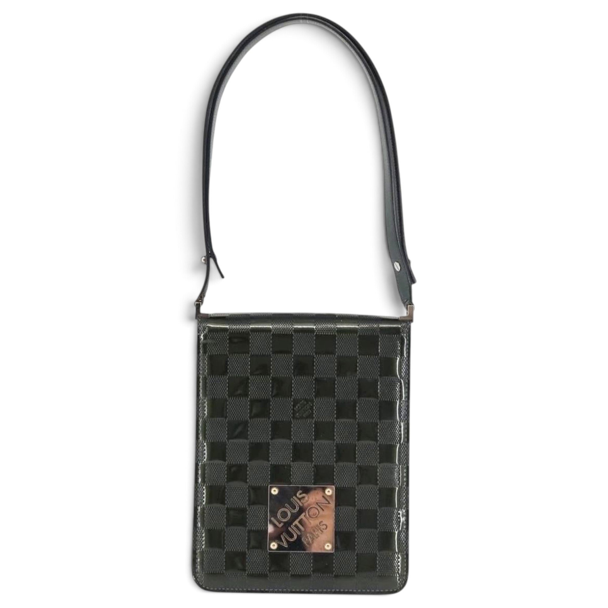 Patent leather handbag