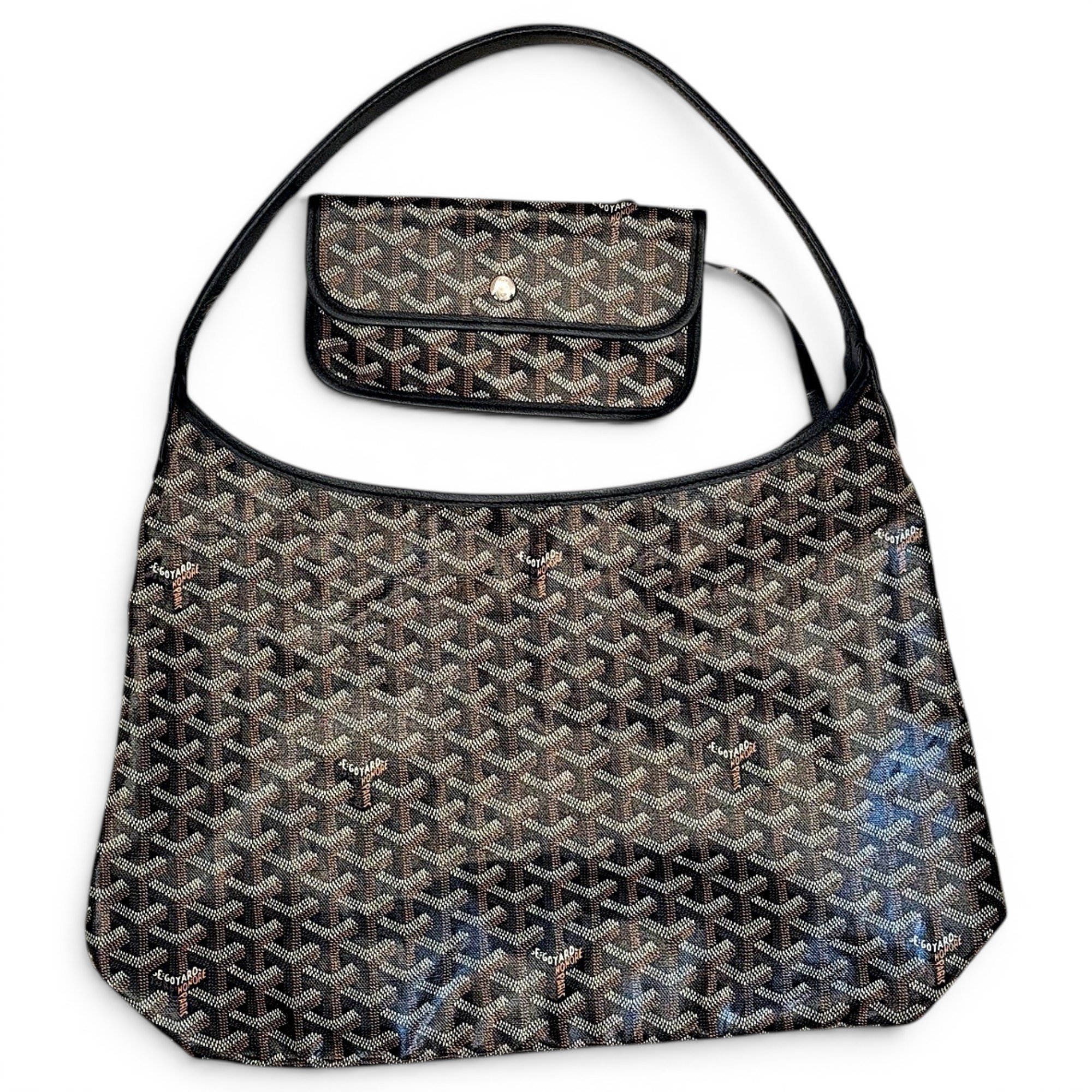 Goyard Hobo Bohème leather handbag