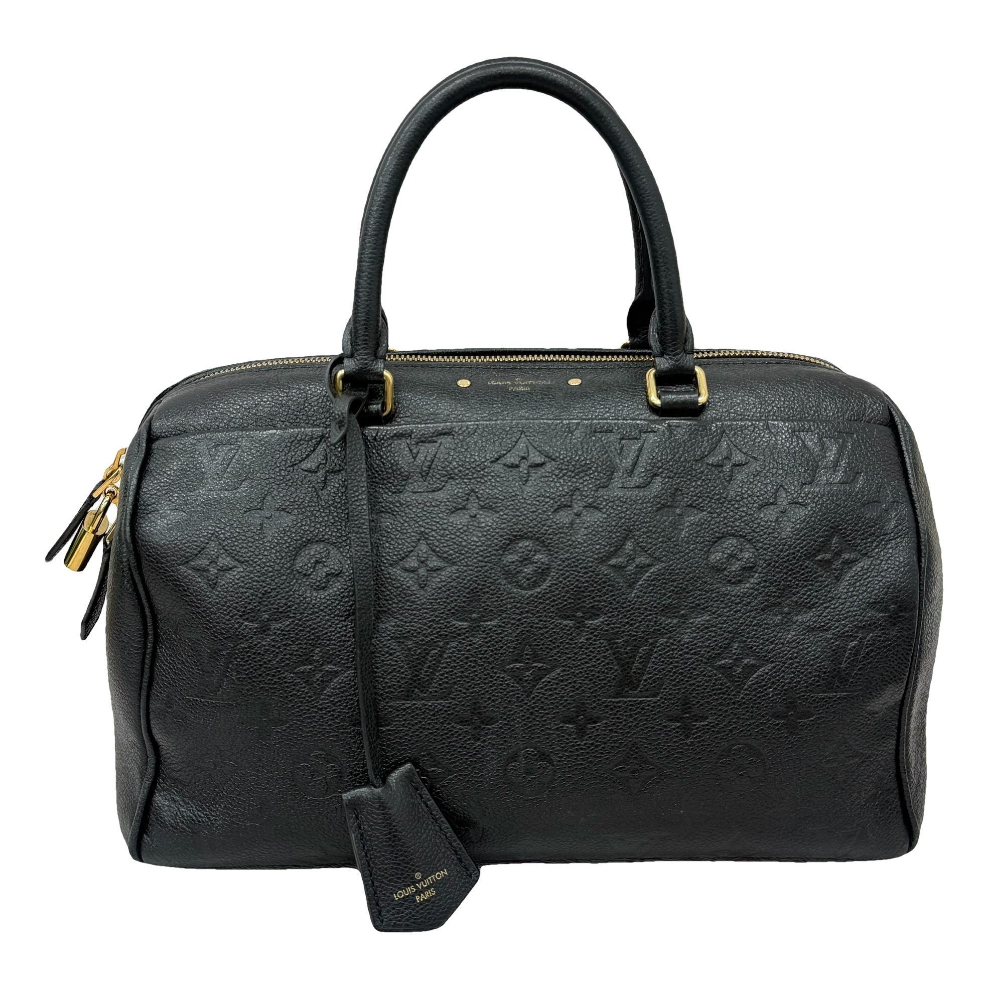 Speedy leather handbag
