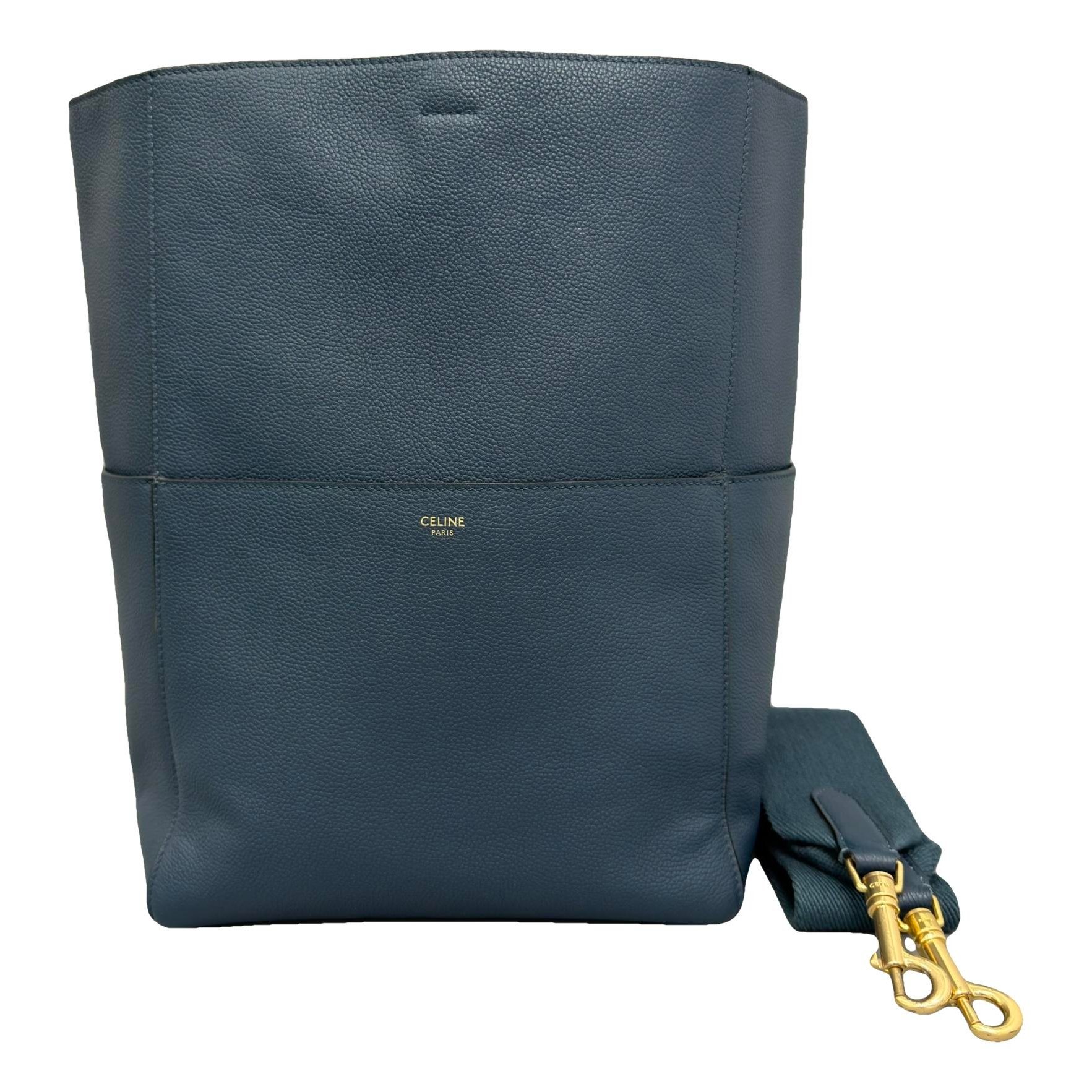 Seau Sangle leather handbag