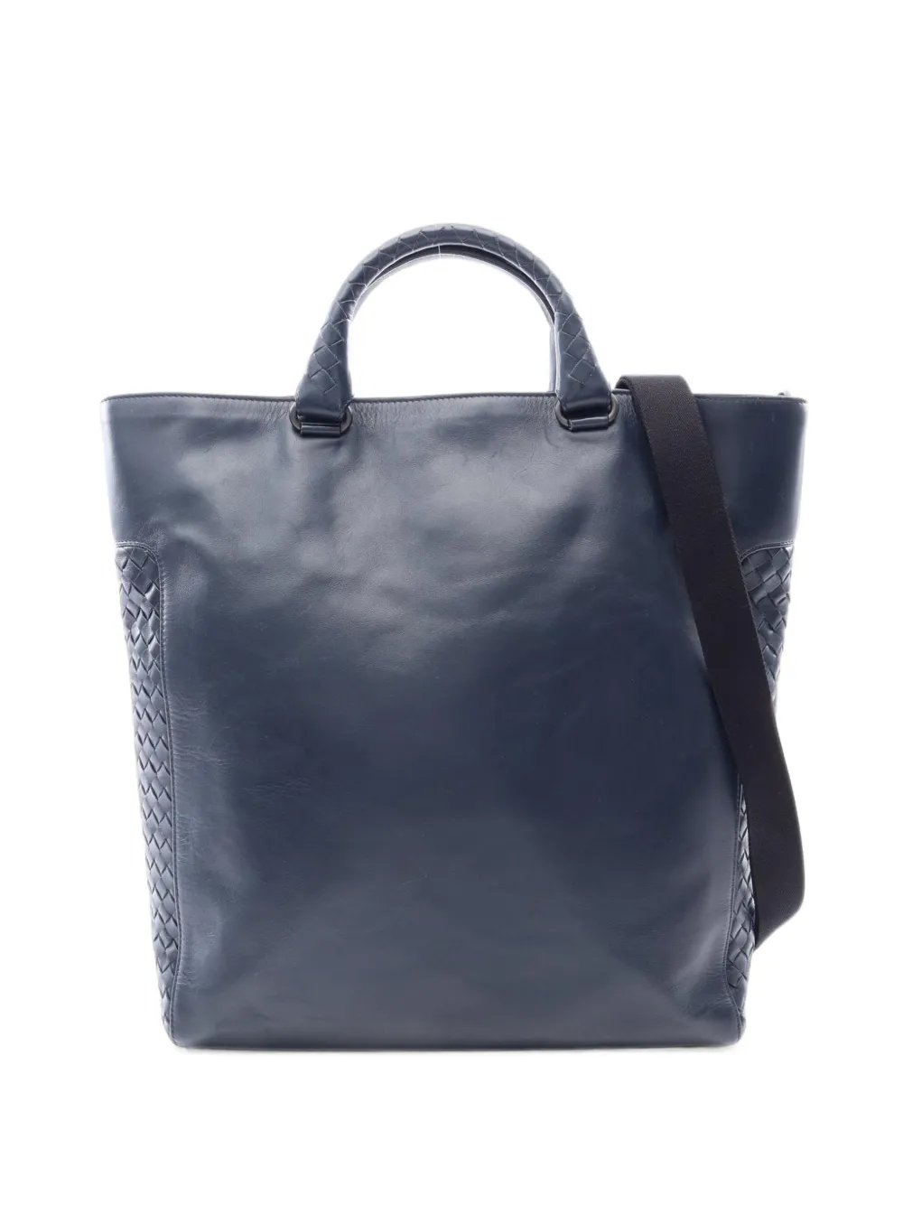 2000s Intrecciato calf leather tote bag