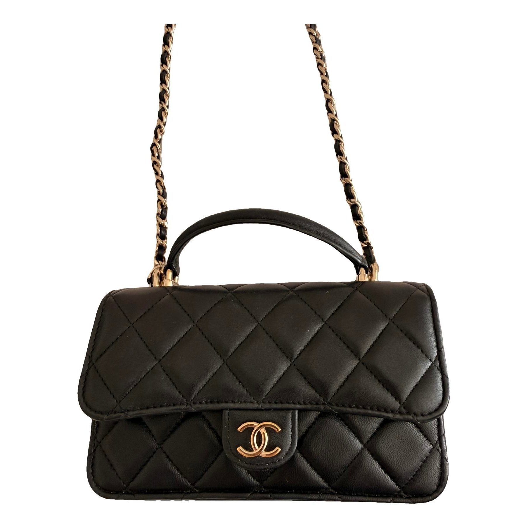 Timeless Classique Top Handle leather handbag