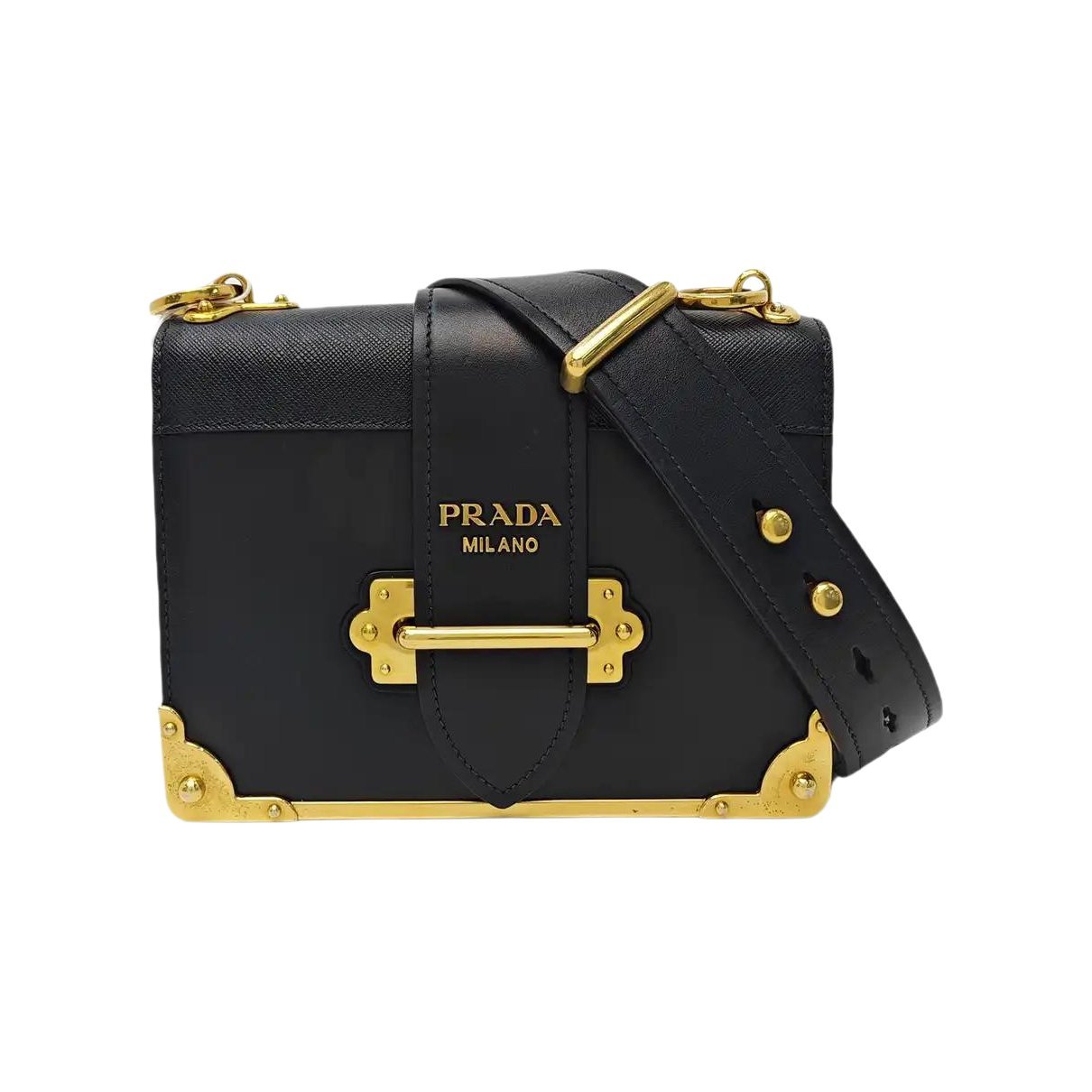 Cahier leather handbag