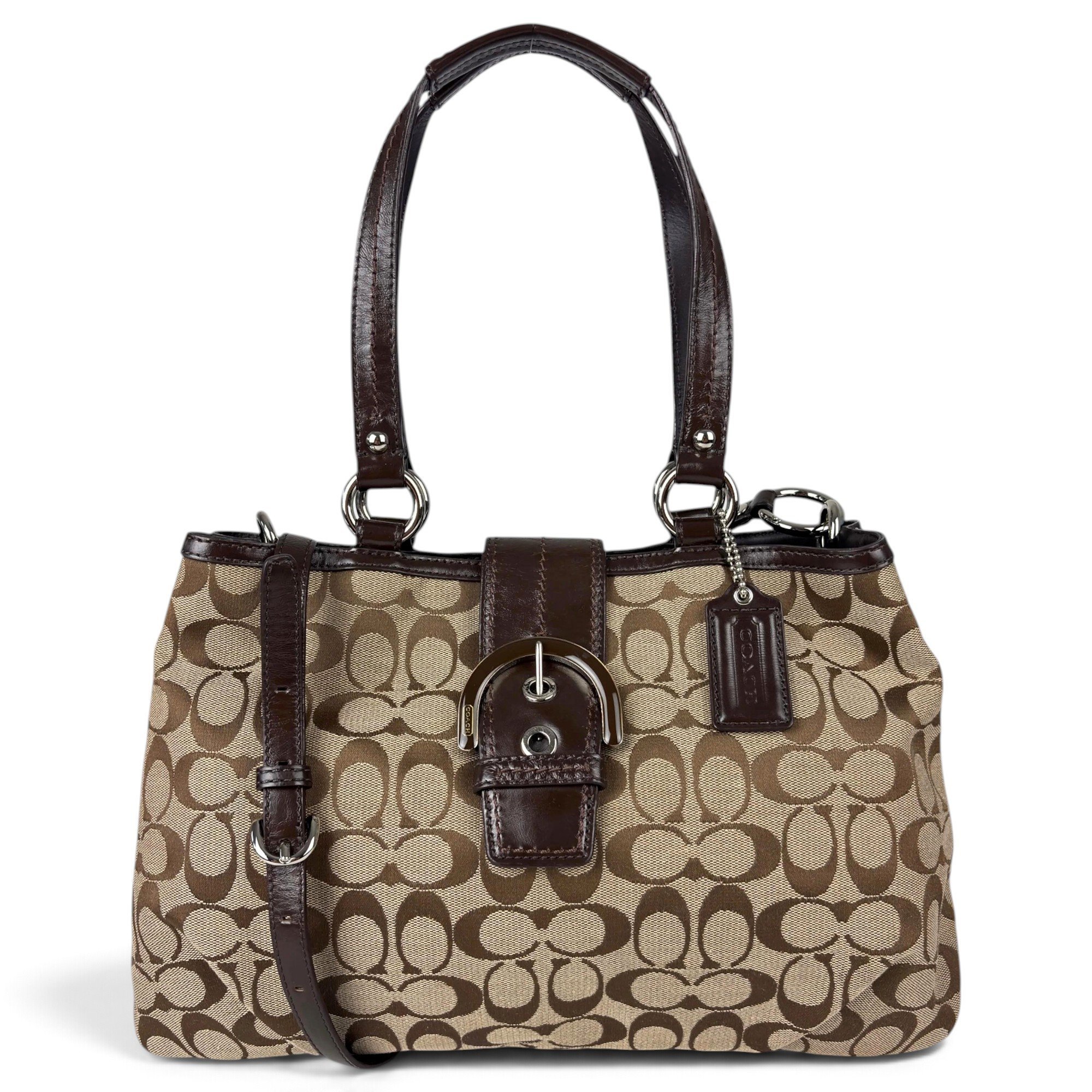 Signature Sufflette cloth handbag