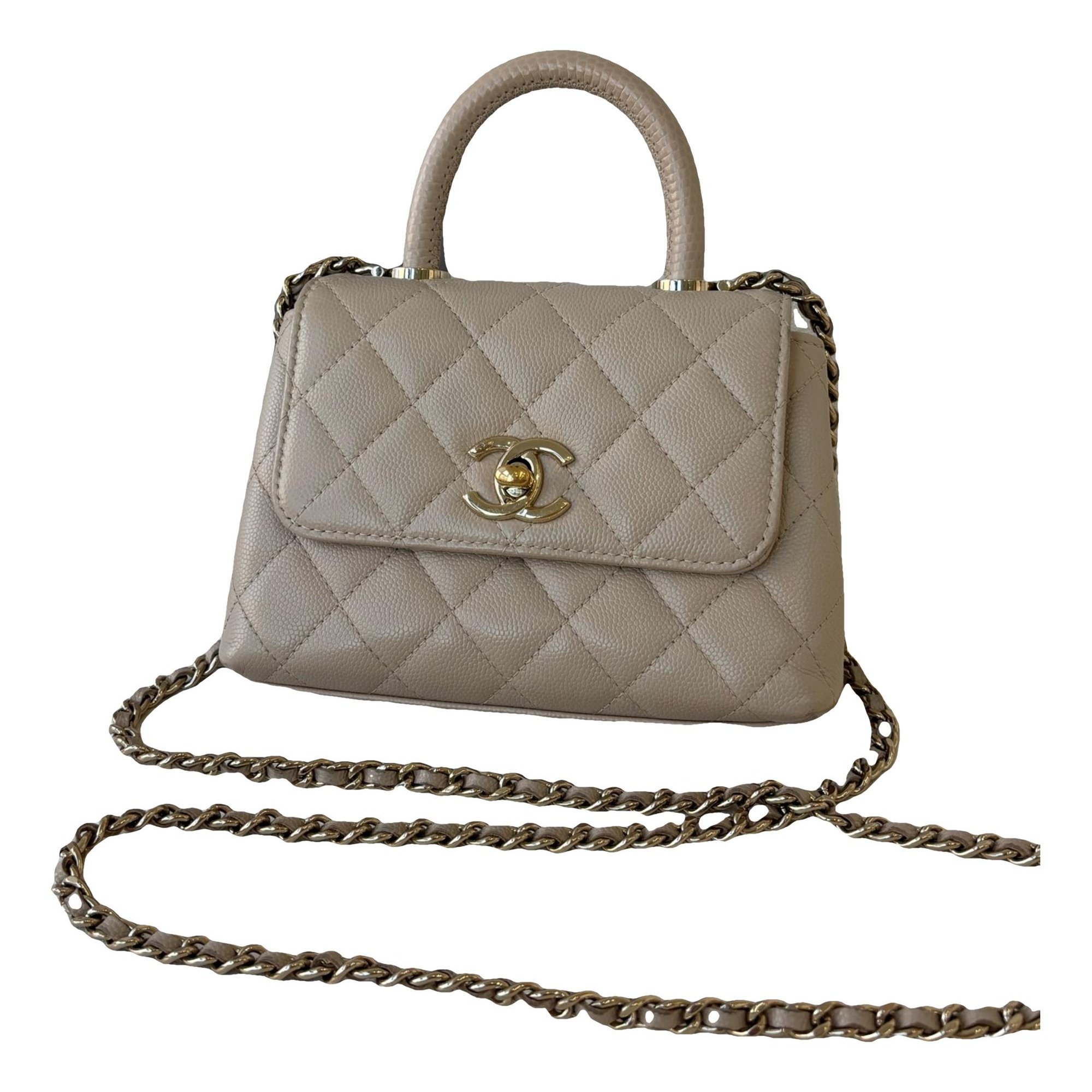 Coco Handle leather handbag