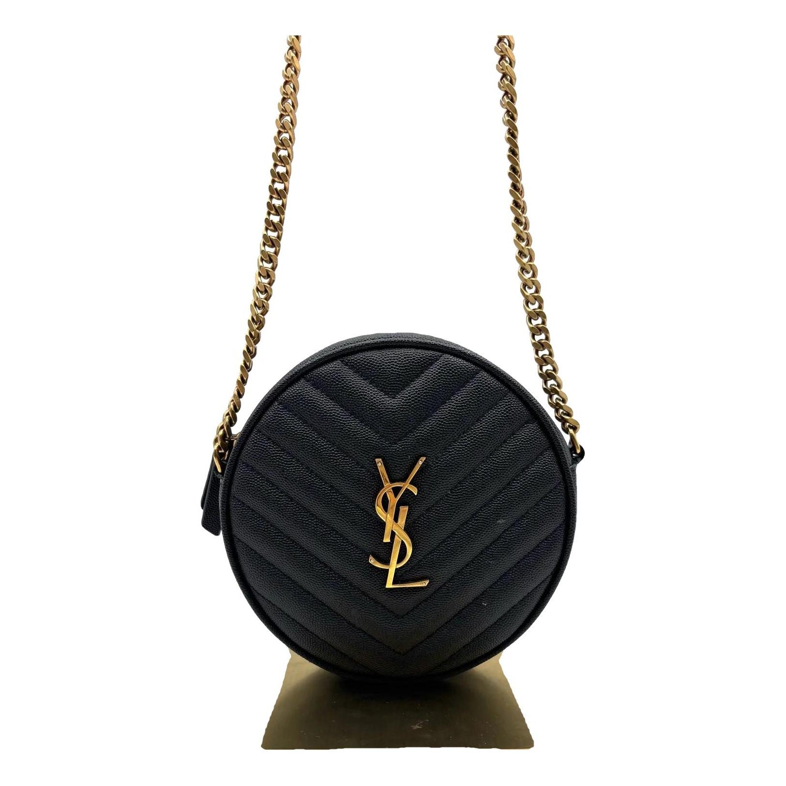 Vinyle leather crossbody bag