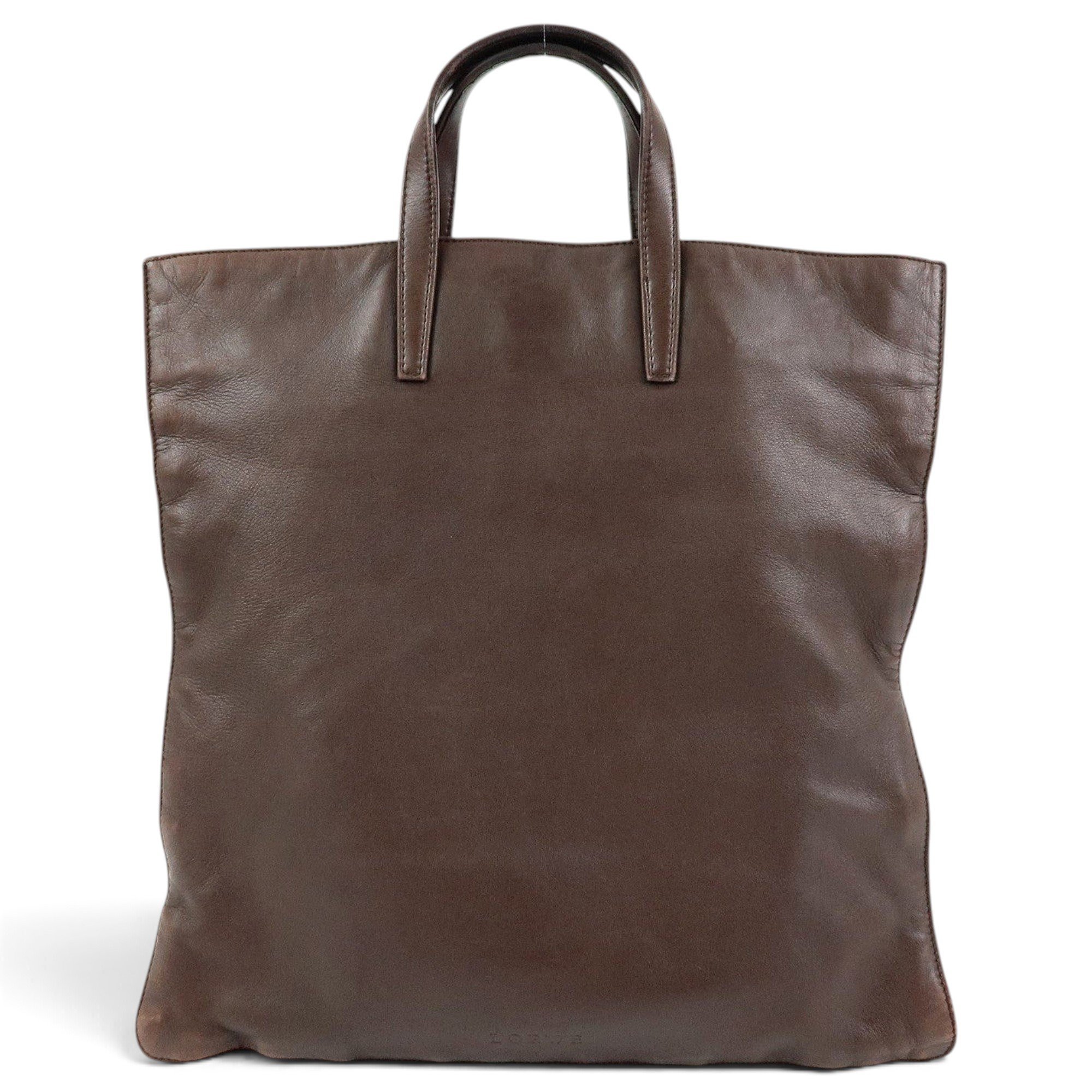 Leather tote