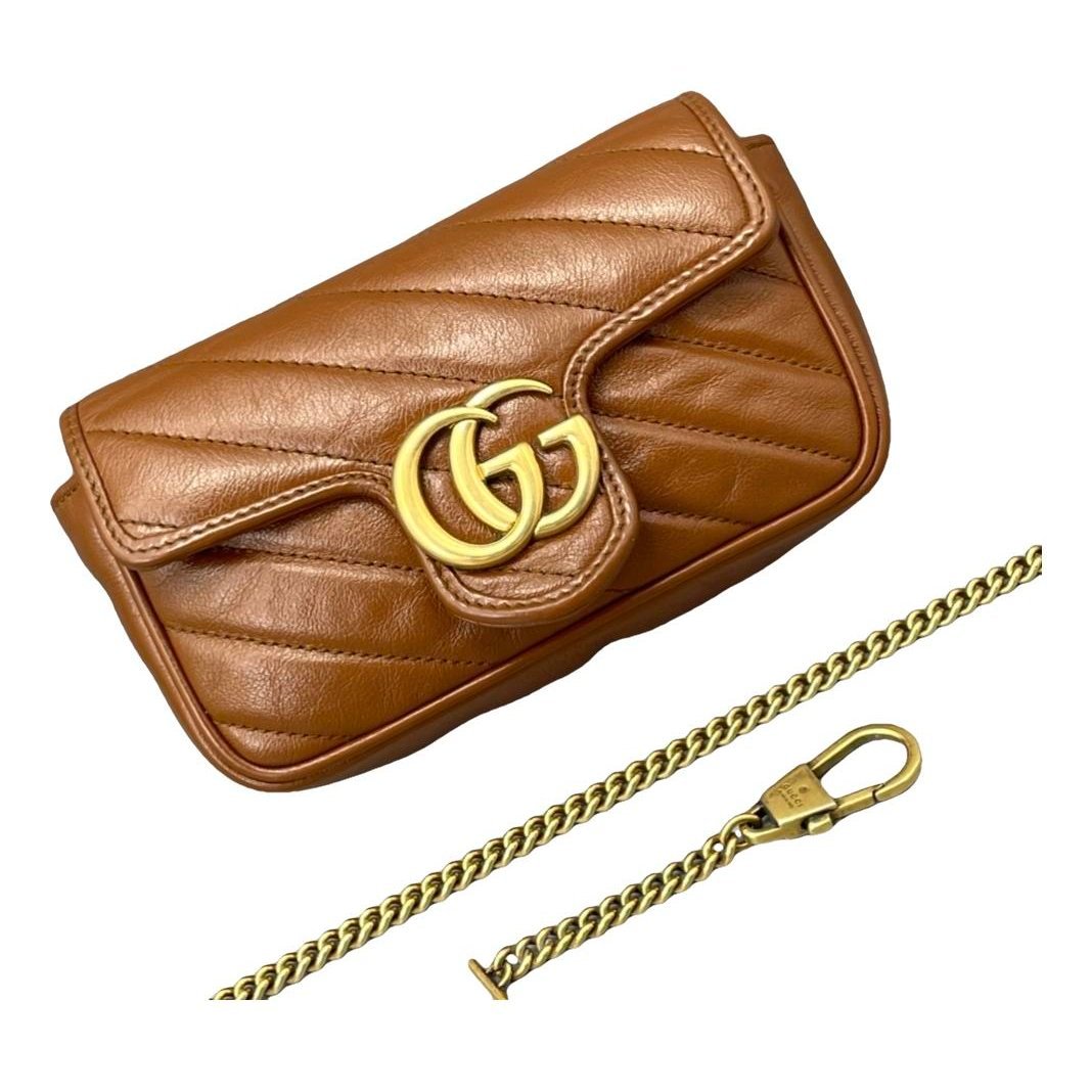 GG Marmont Flap leather handbag