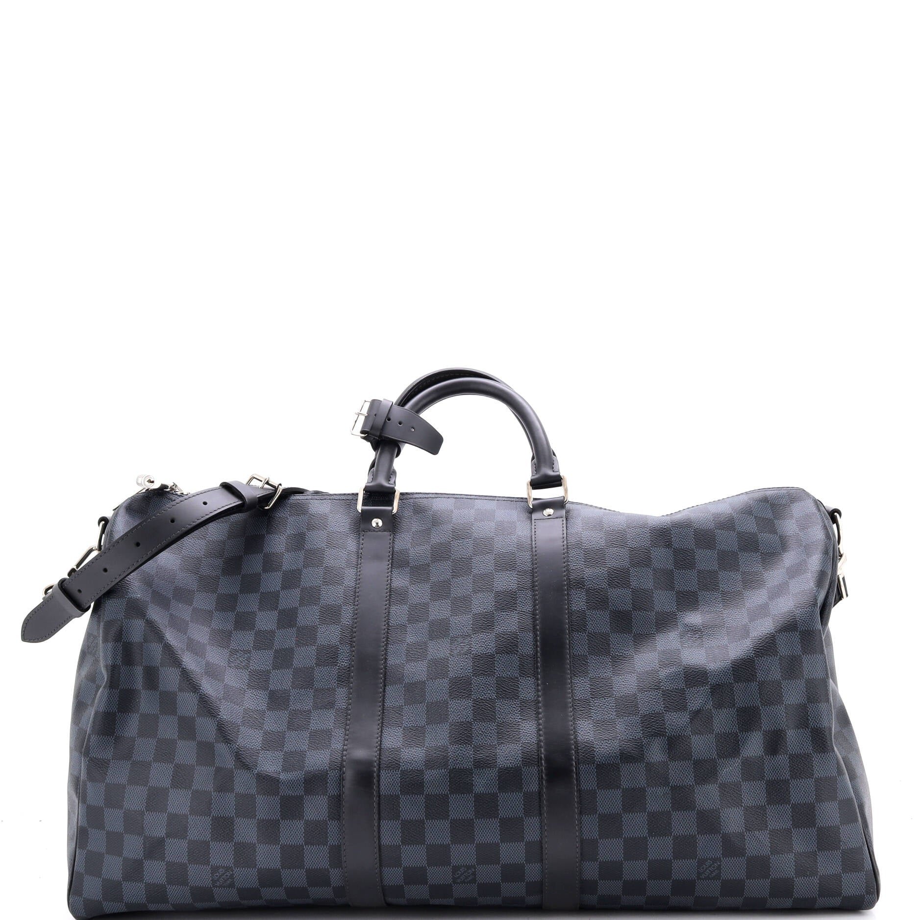 Keepall Bandouliere Bag Damier Graphite 55