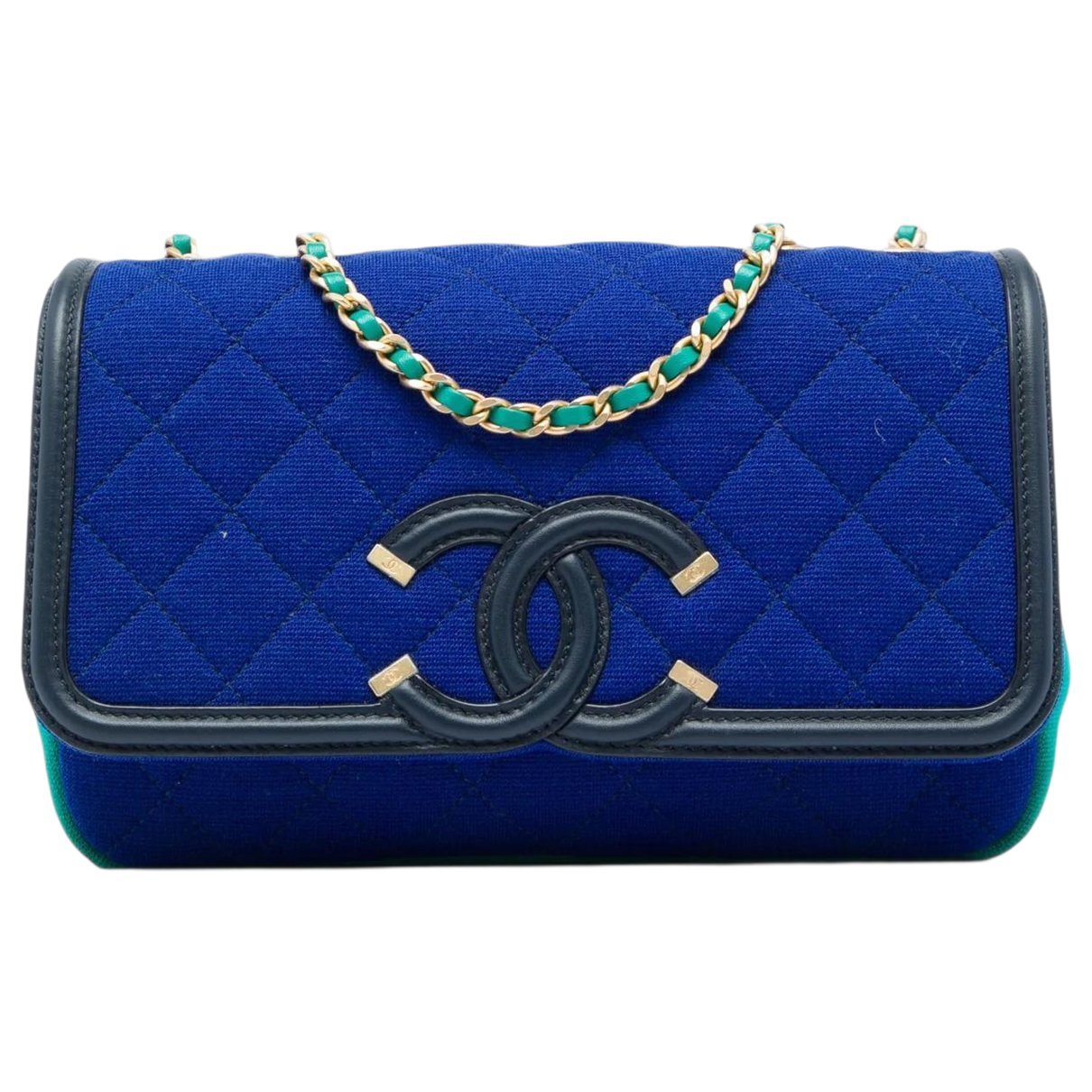 CC Filigree cloth crossbody bag