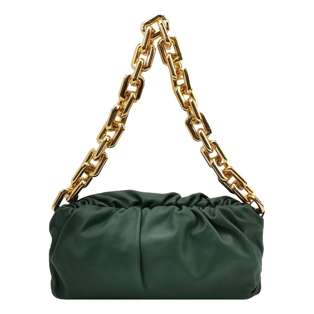 Chain Pouch leather handbag