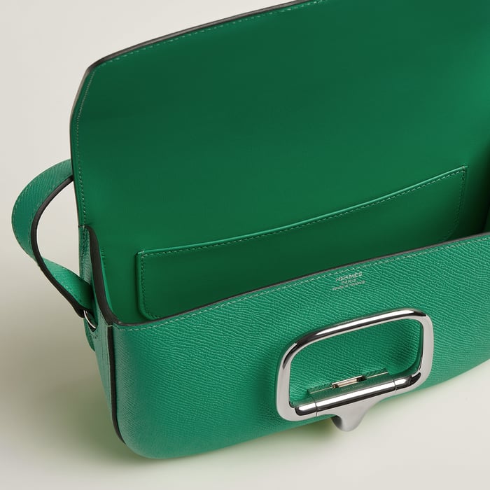 Vert Vertigo Hermès Della Cavalleria Elan Bag