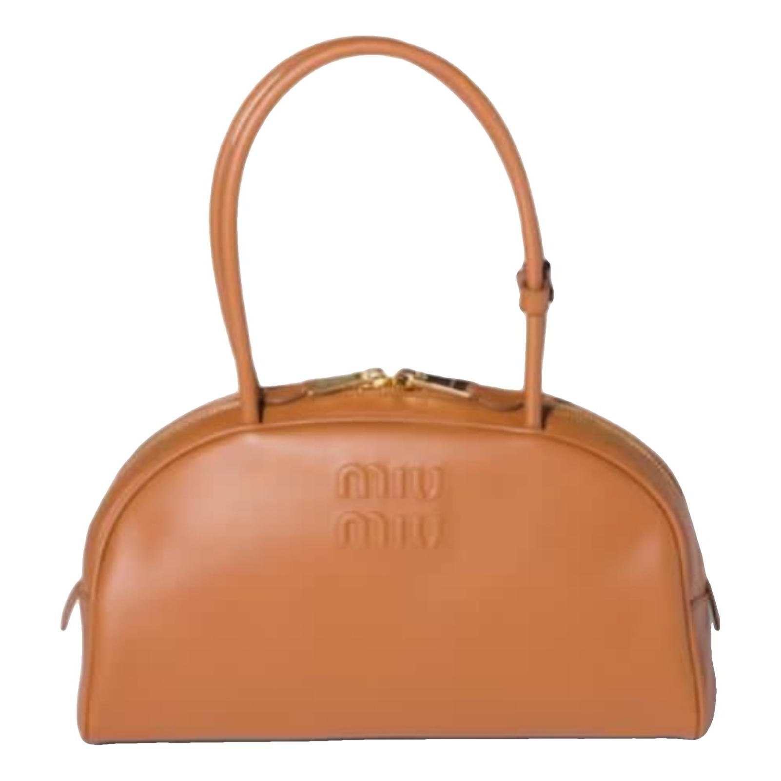 Beau leather handbag