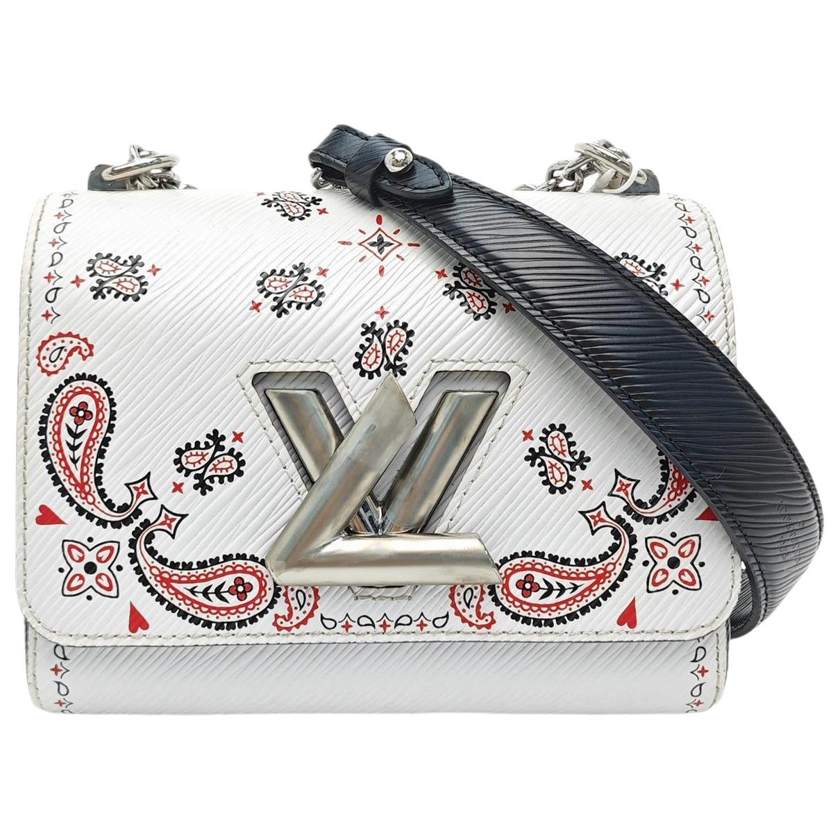 Twist leather handbag