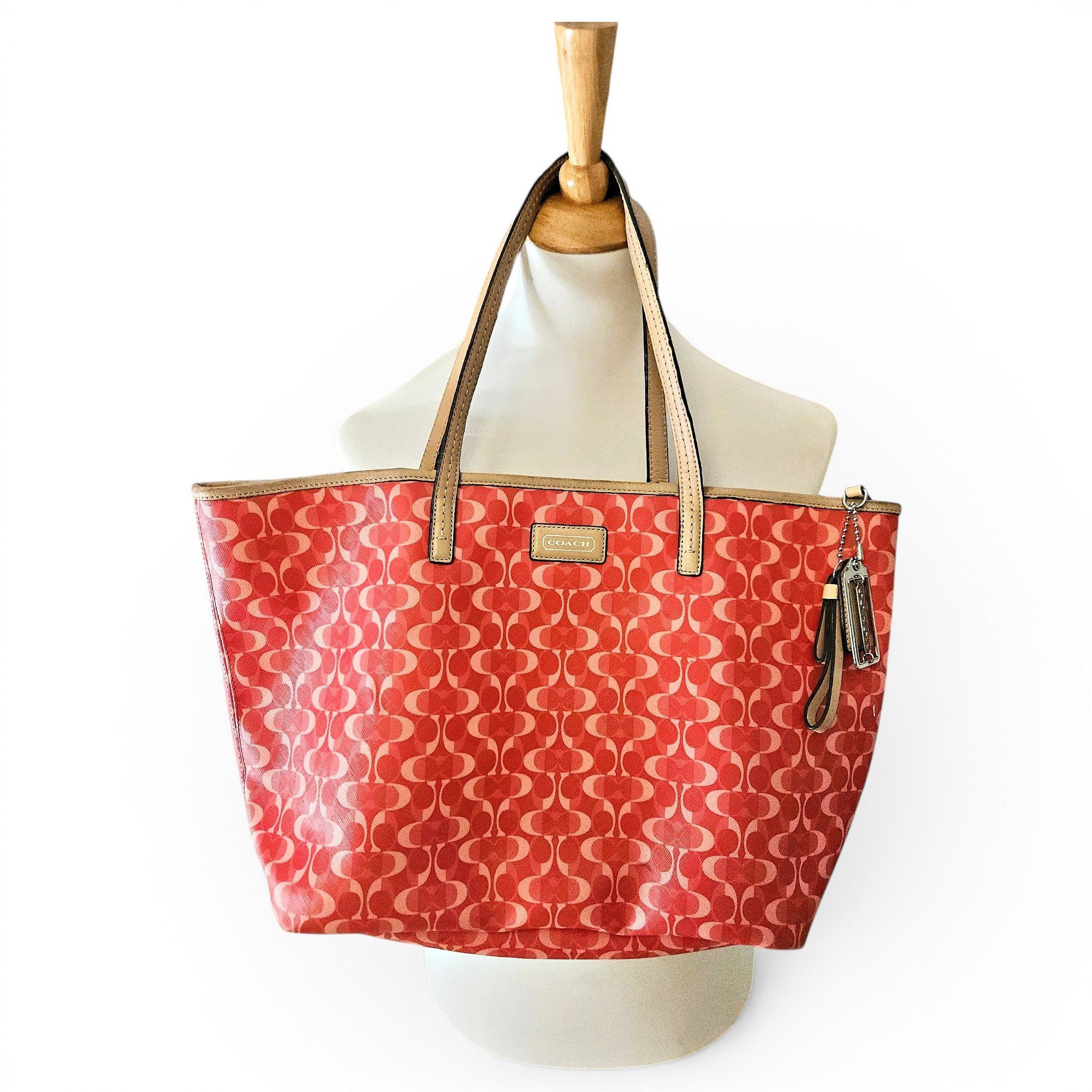CITY ZIP TOTE leather tote