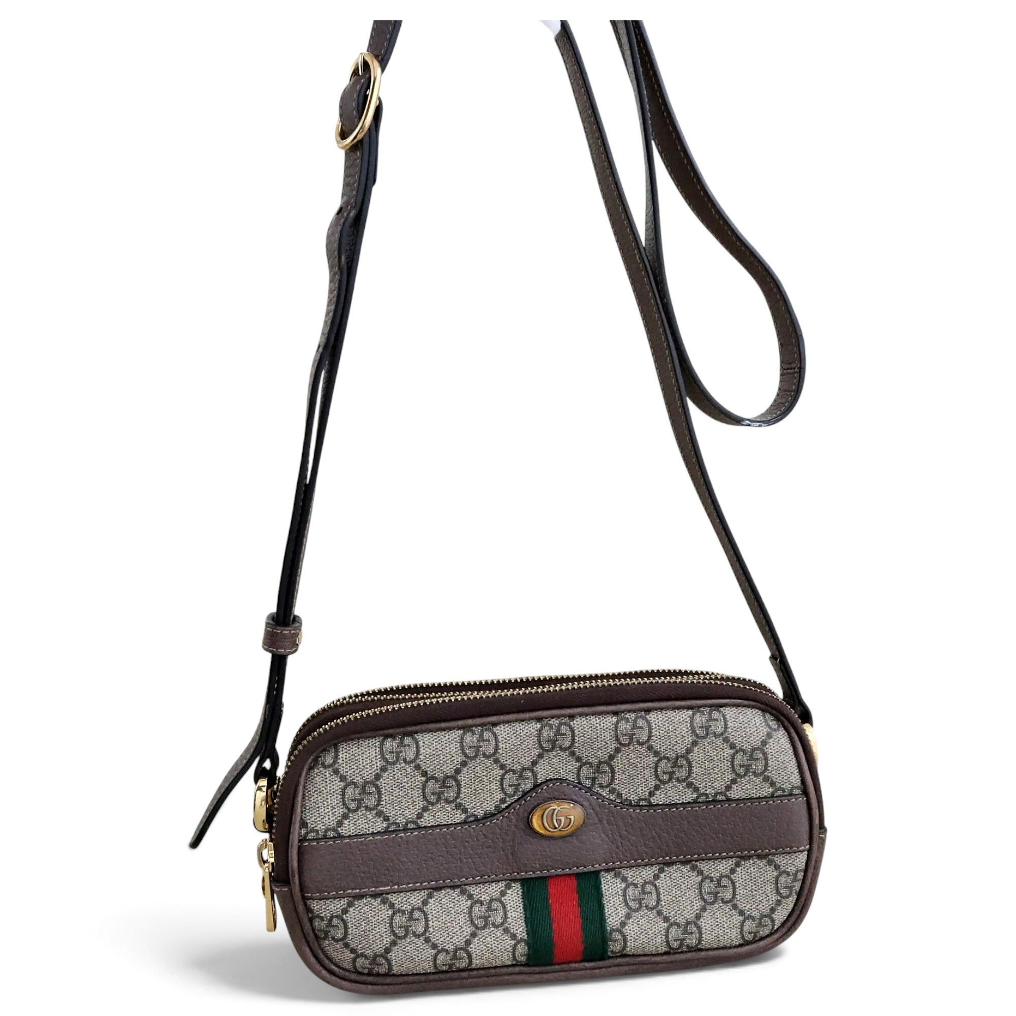 Ophidia GG vinyl crossbody bag
