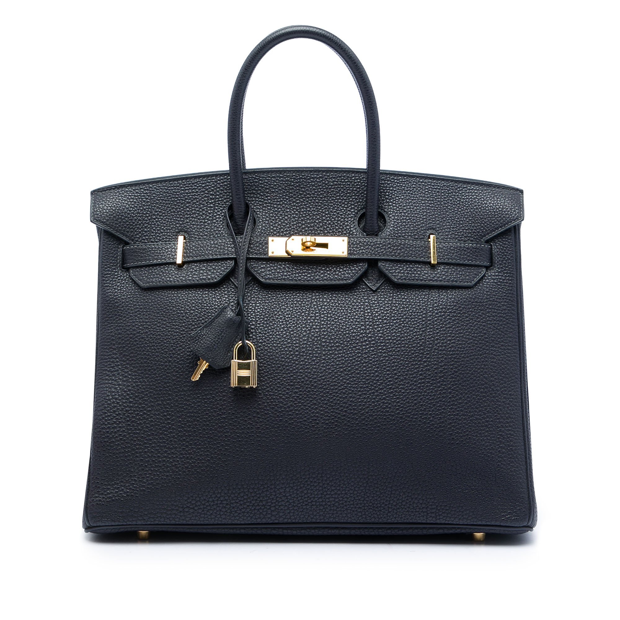 Birkin 35 leather handbag