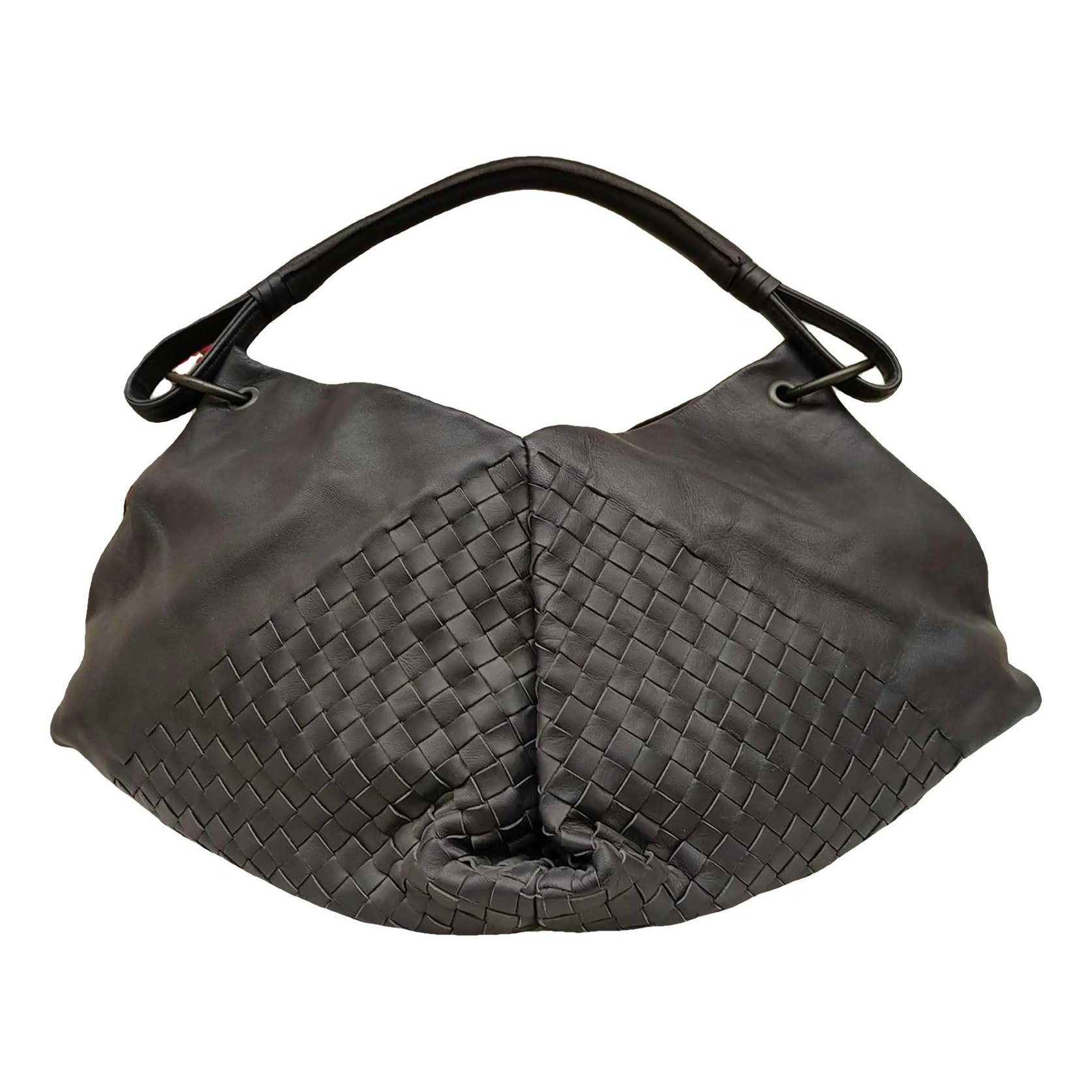 Parachute leather handbag