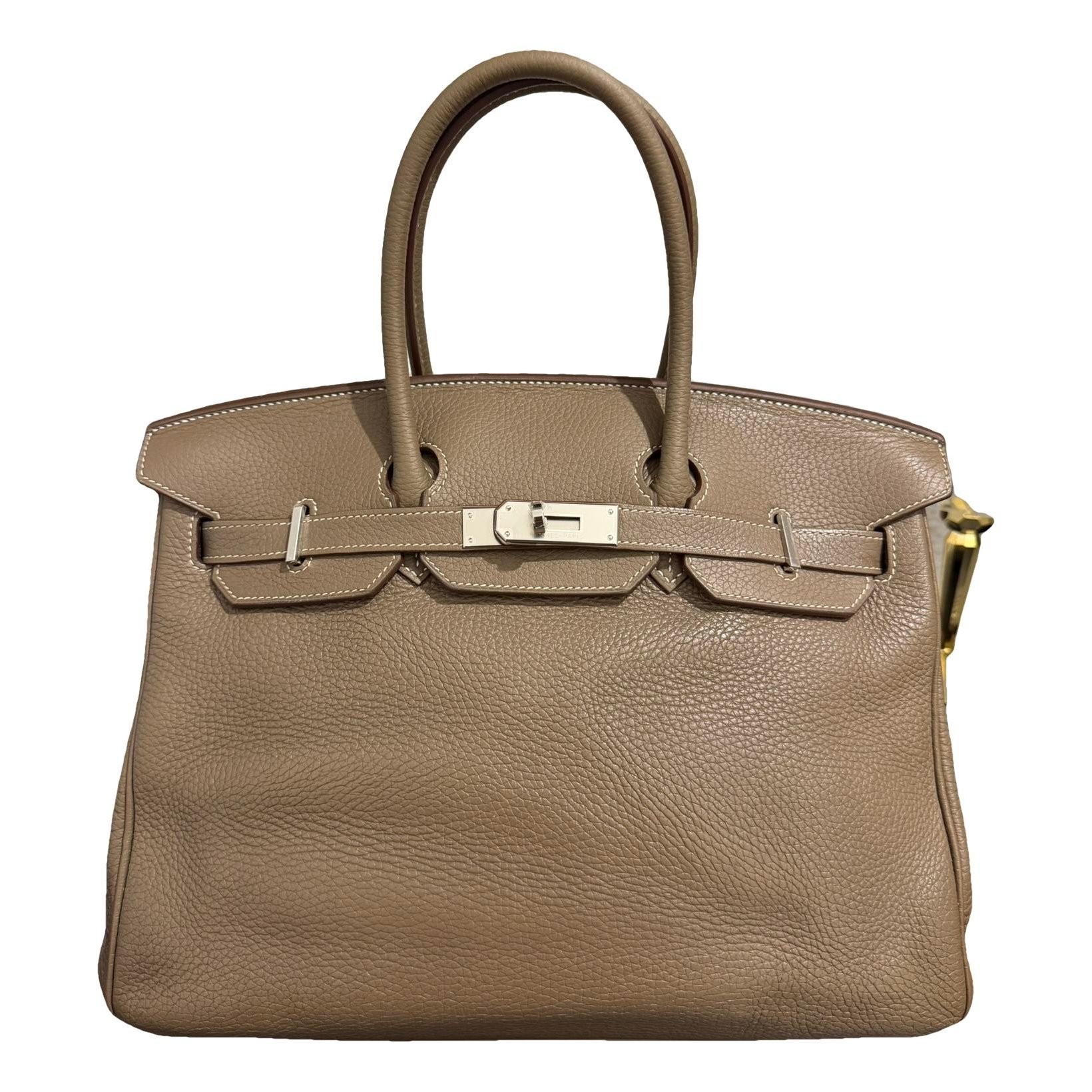 Birkin 35 leather handbag