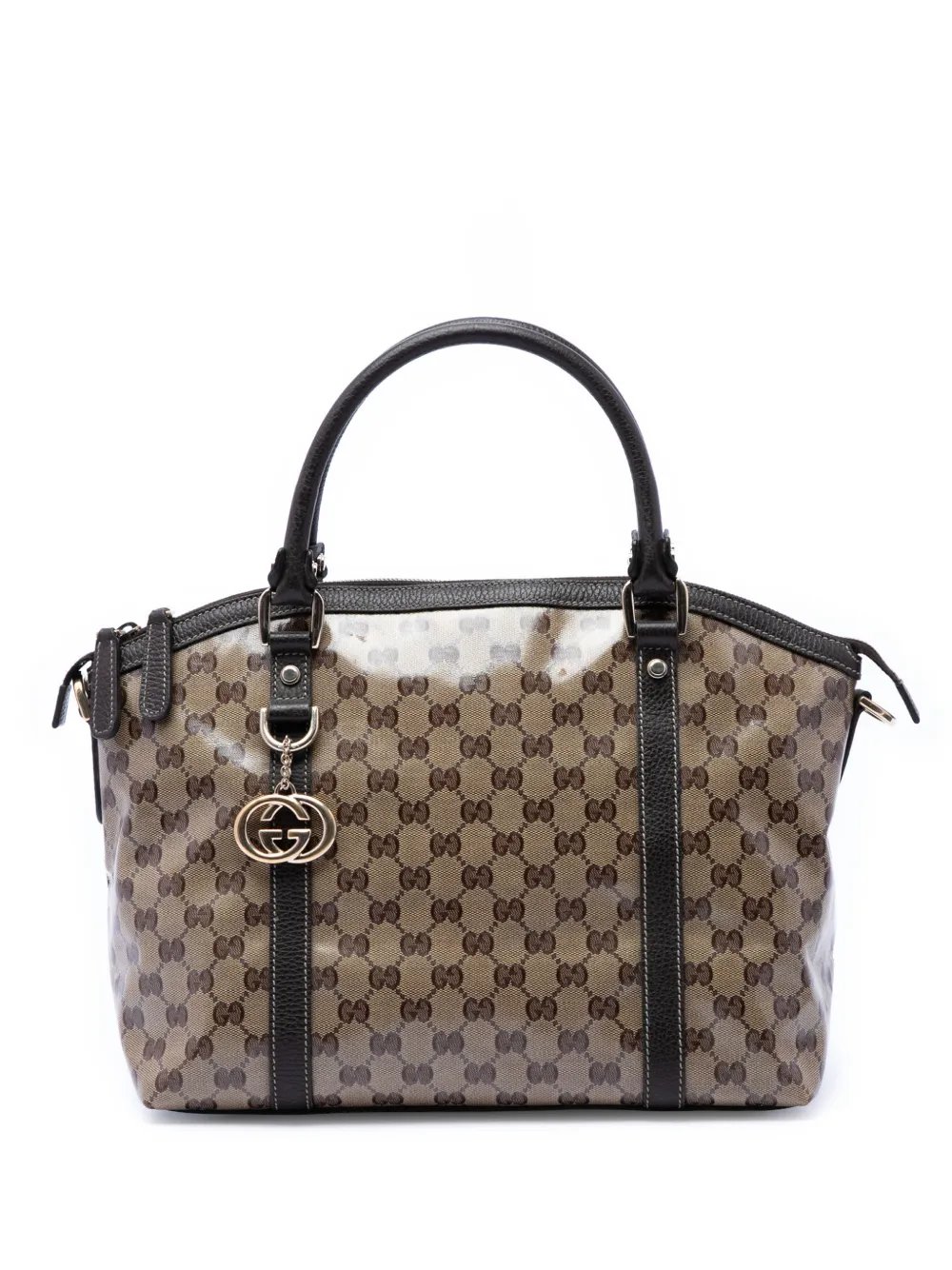 2016-2026 Medium GG Crystal Charm Dome satchel