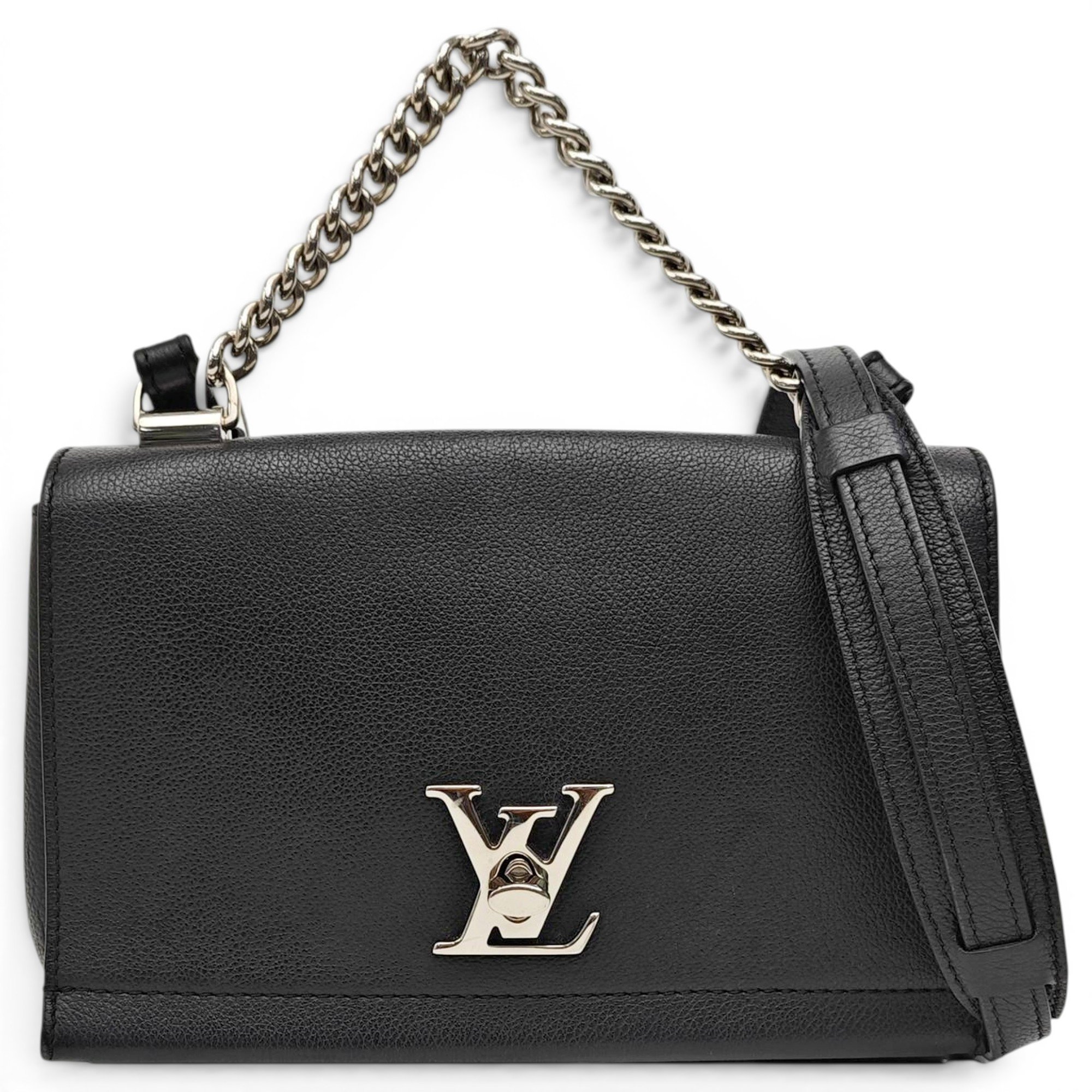 Lockme leather crossbody bag