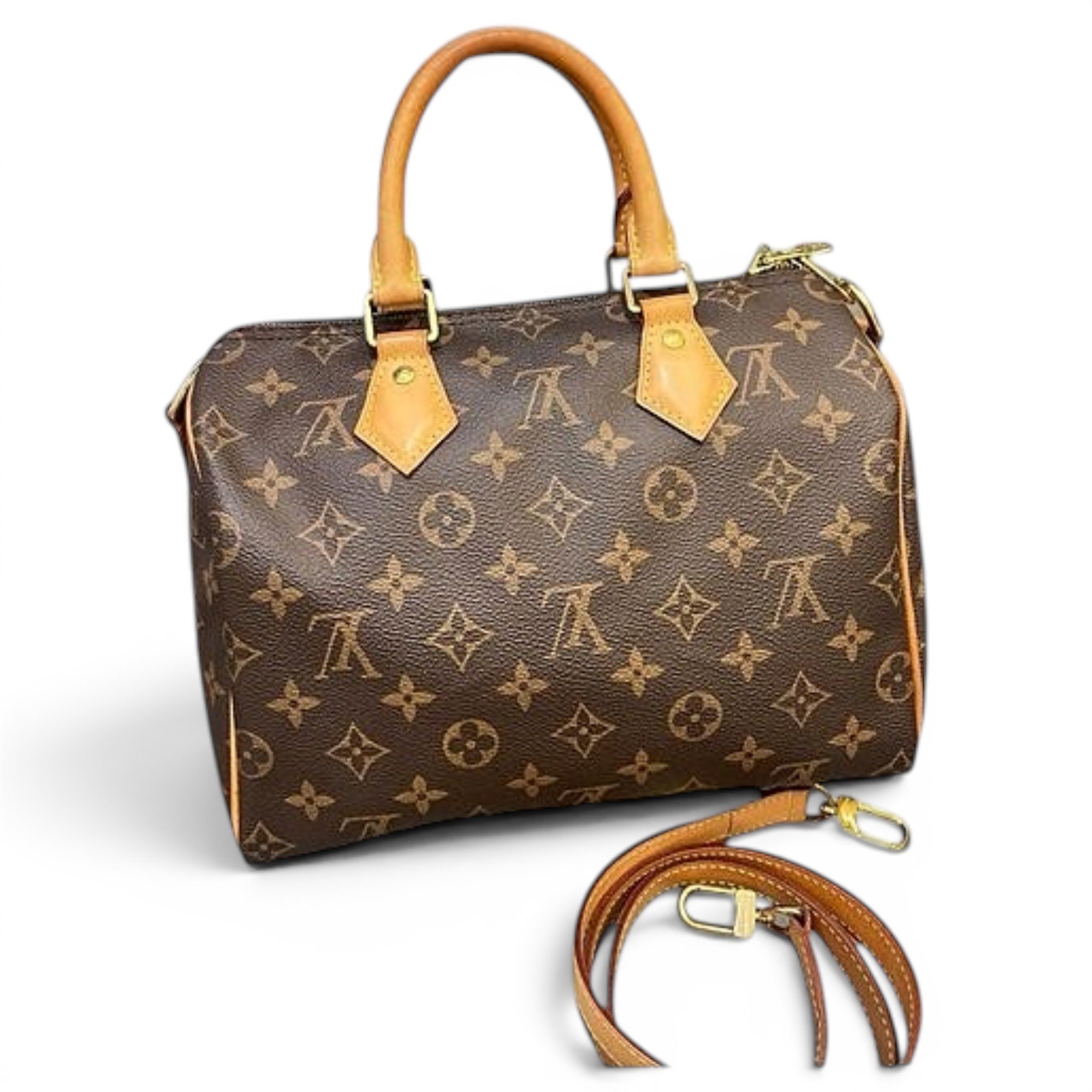 Speedy leather handbag