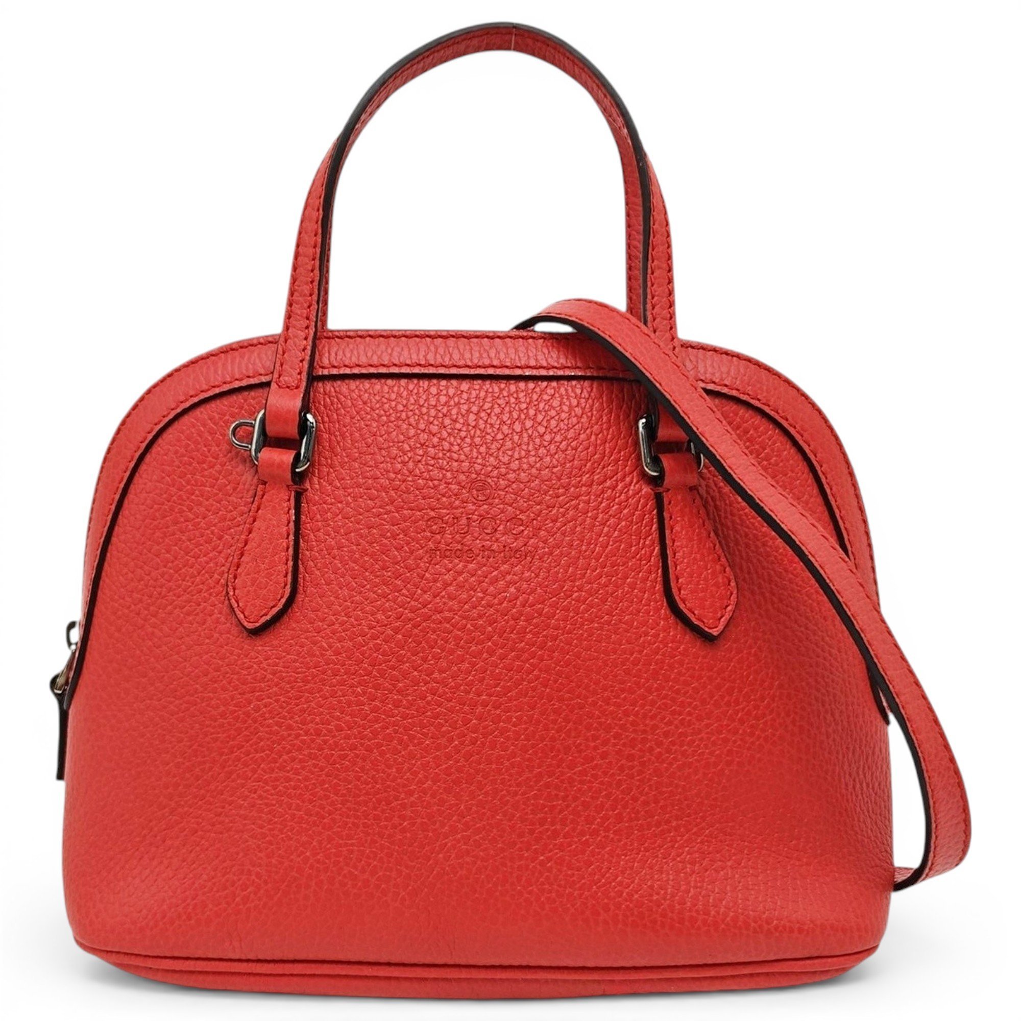 Ophidia Dome leather handbag