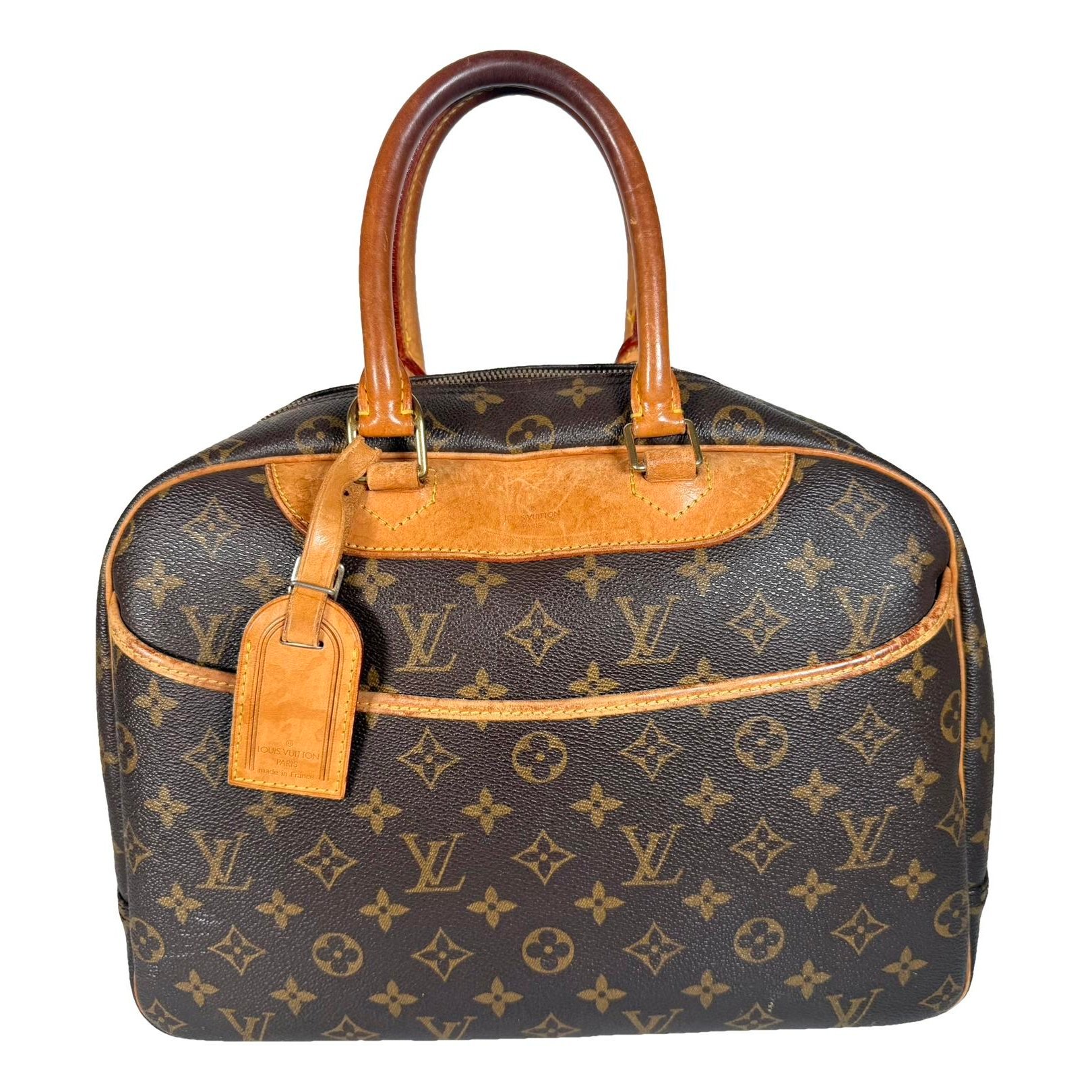Deauville leather handbag