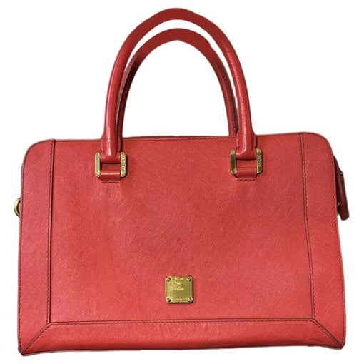 Leather tote
