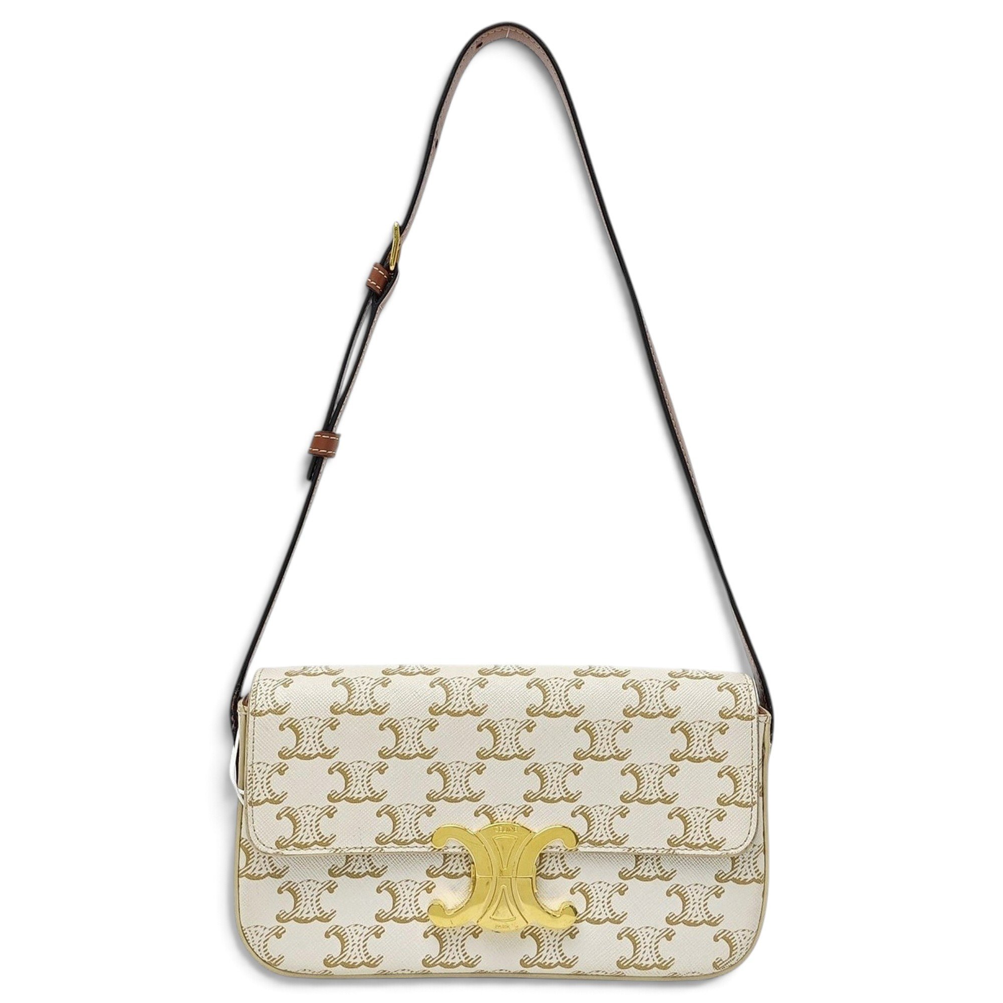 Triomphe leather handbag