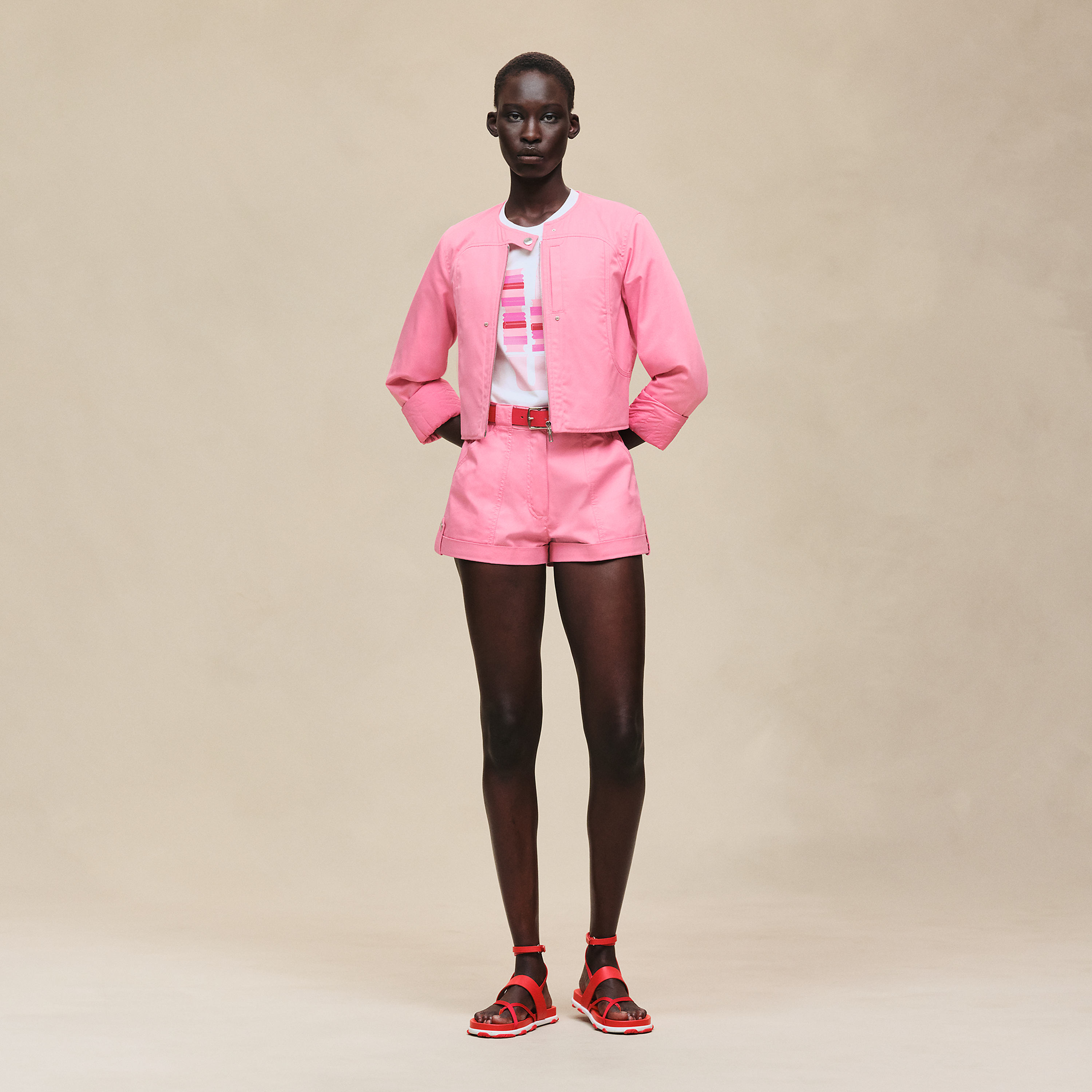 Blouson en twill de coton