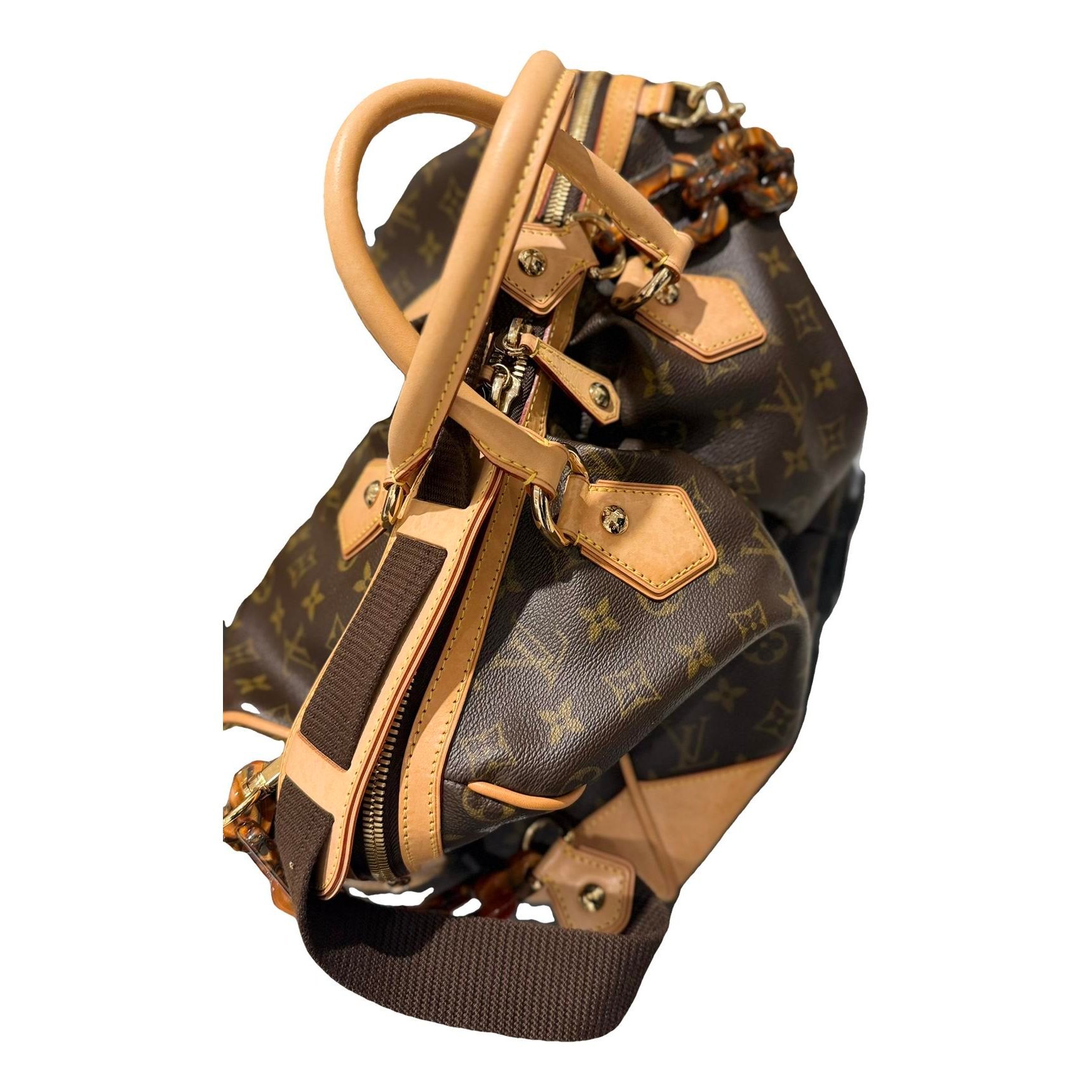 Stephen Sprouse Boston leather handbag