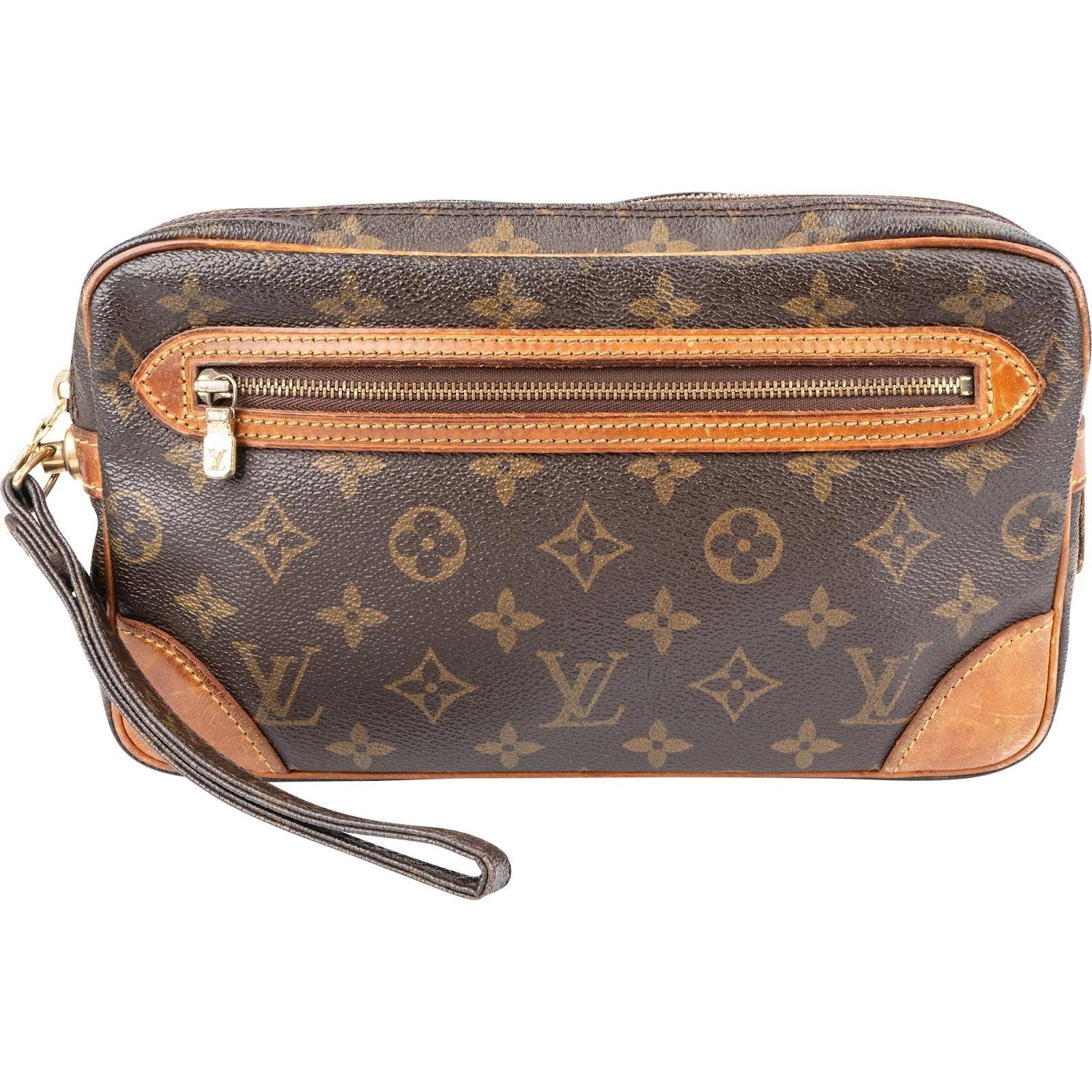 Marly Dragonne leather clutch bag