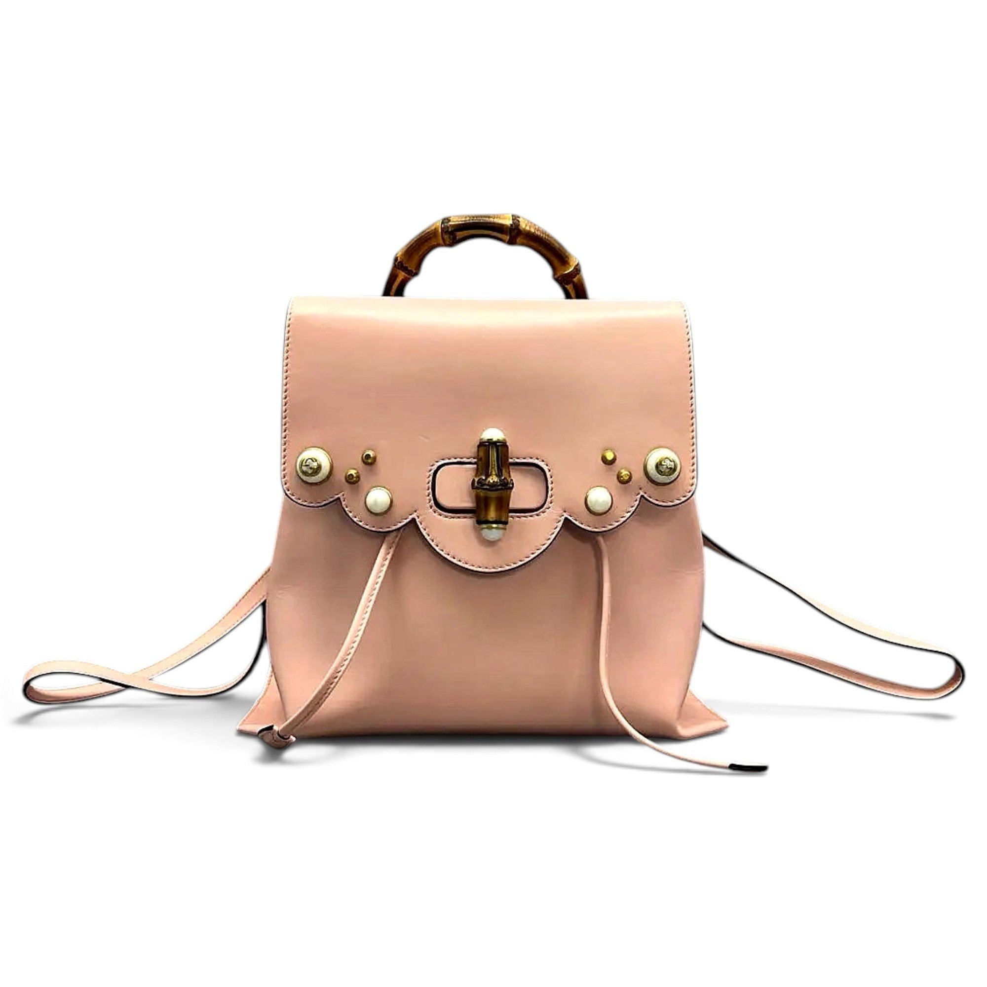 Leather backpack