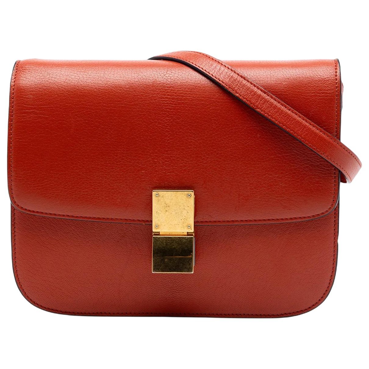 Classic leather crossbody bag