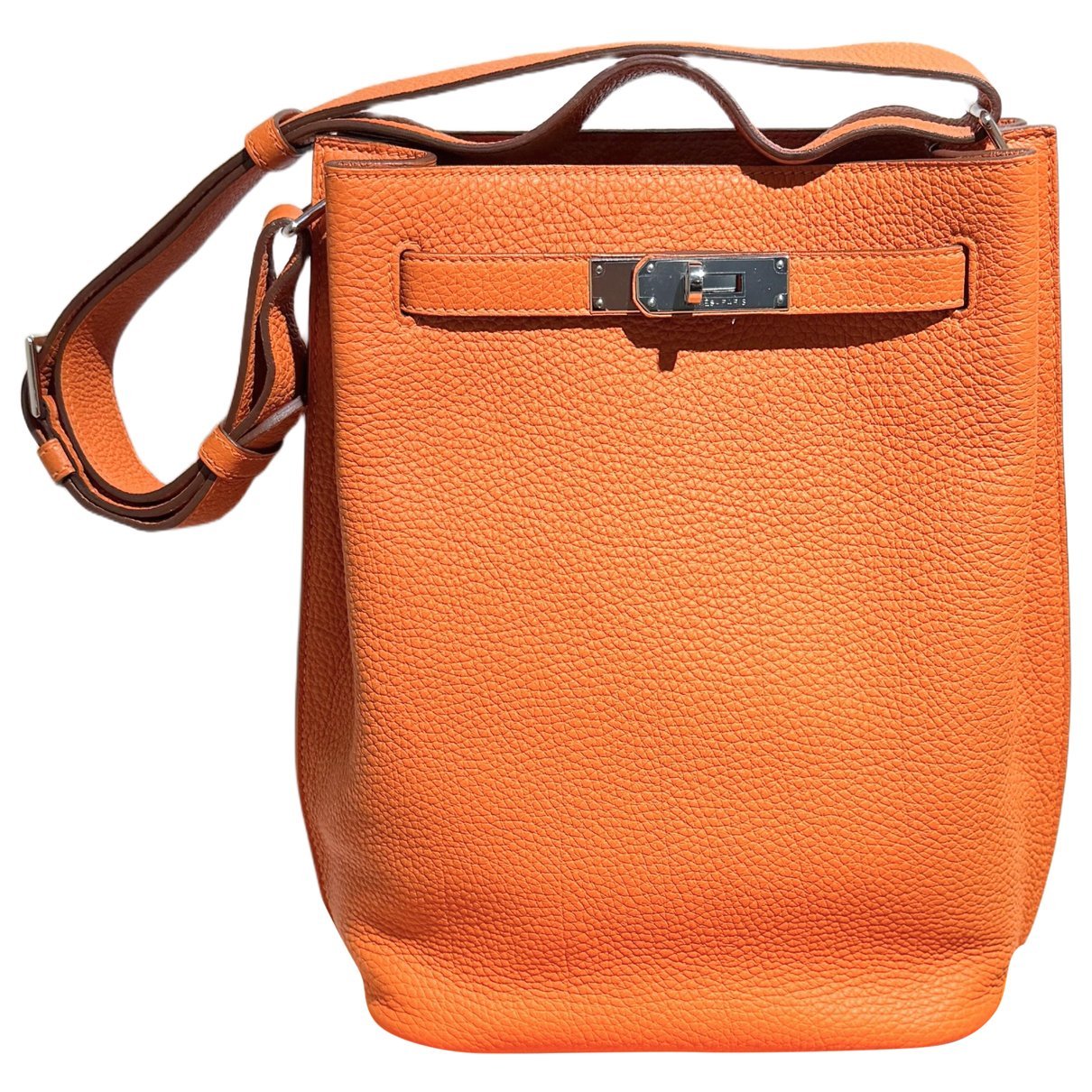So Kelly leather handbag