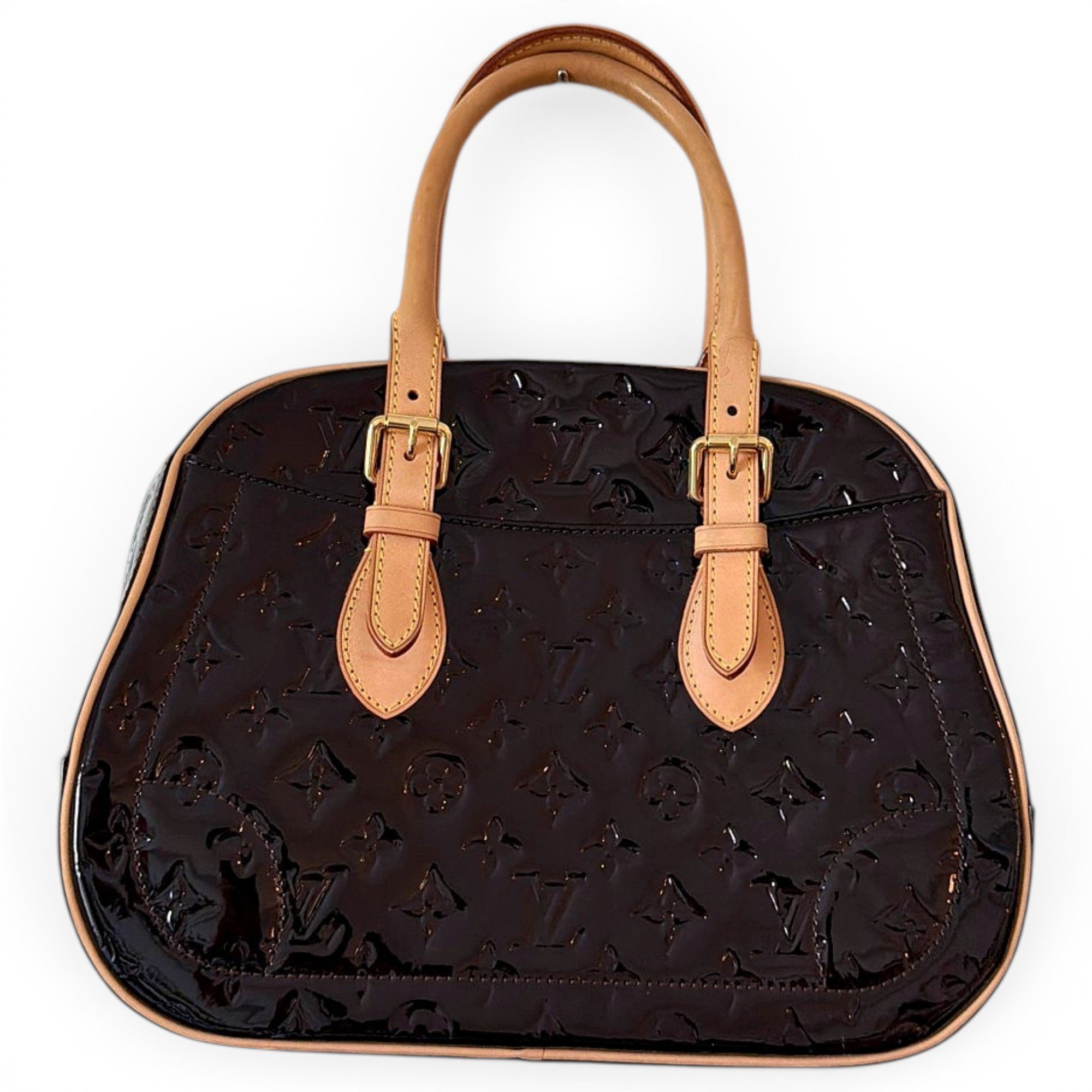Summit patent leather handbag
