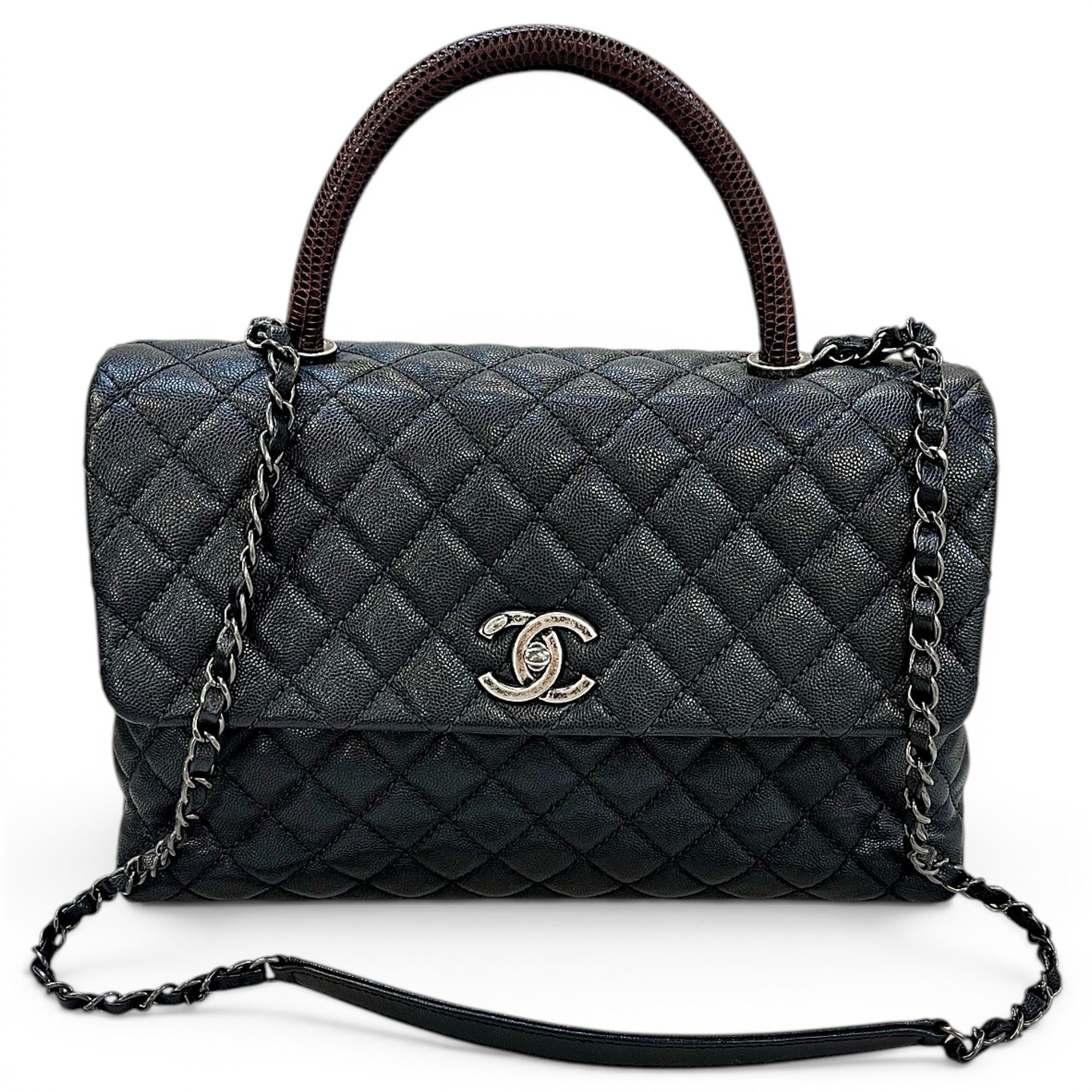 Coco Handle leather handbag
