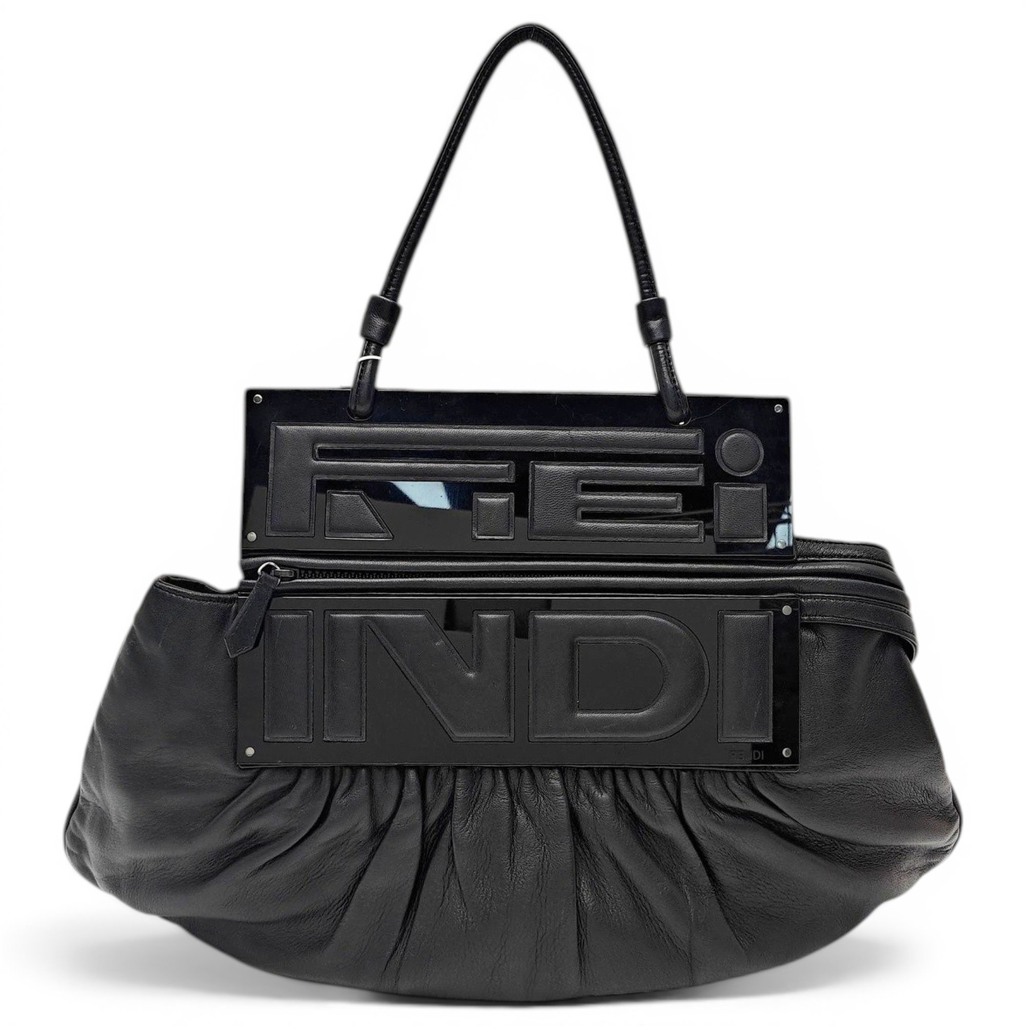 Leather handbag