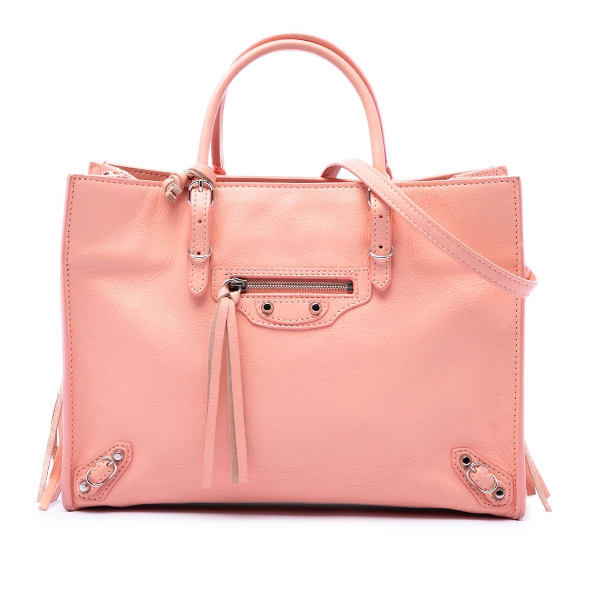 Papier pony-style calfskin handbag