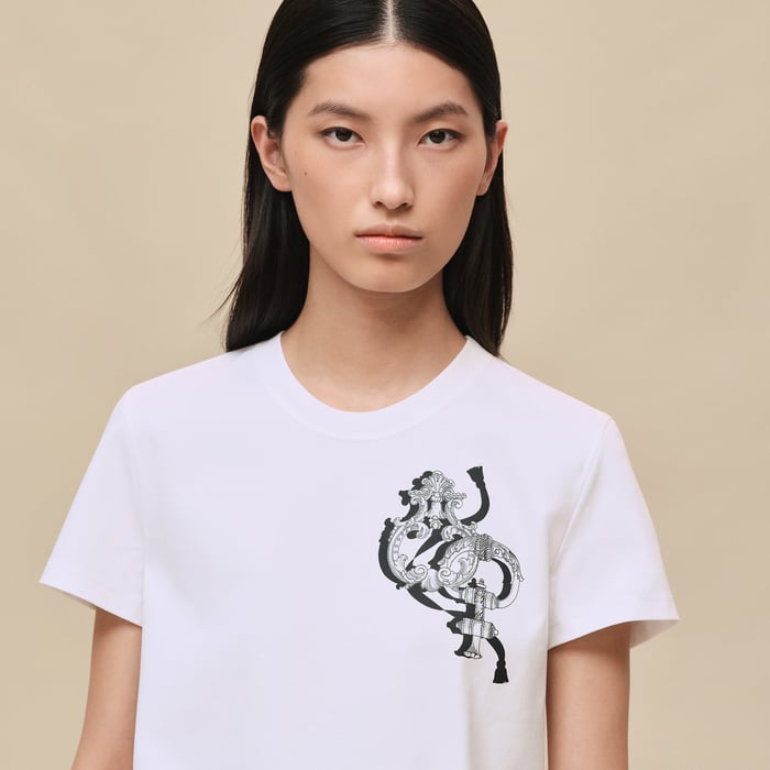 Blanc Printed Straight T-shirt