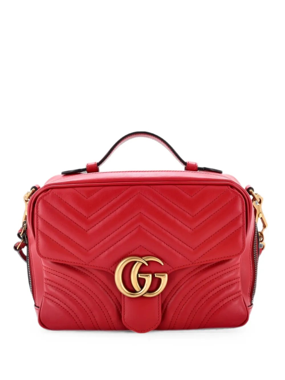 GG Marmont Zip Around Camera Bag Matelasse Leather Small shoulder bag
