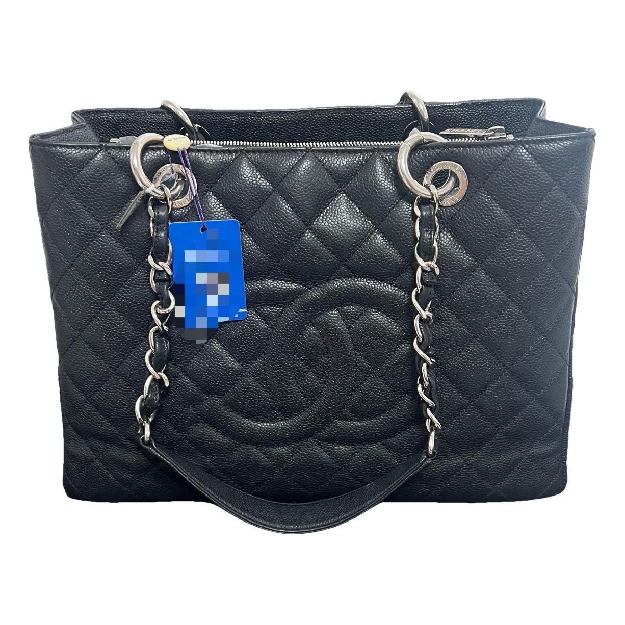 Grand shopping leather tote