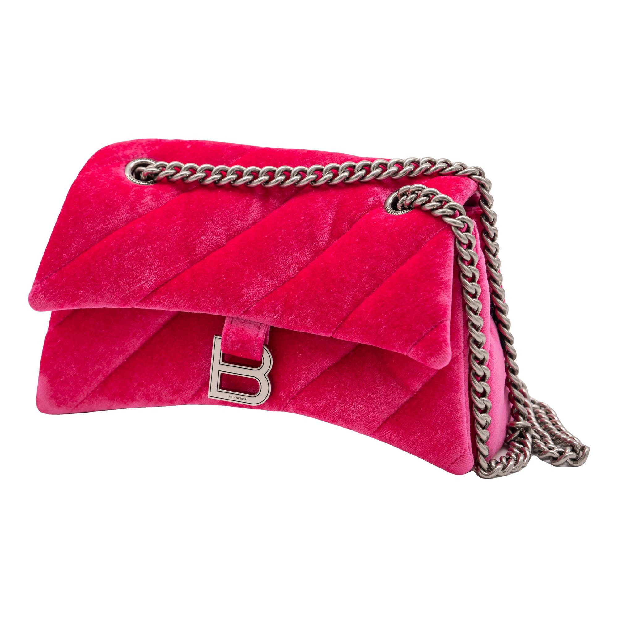 Crush velvet handbag