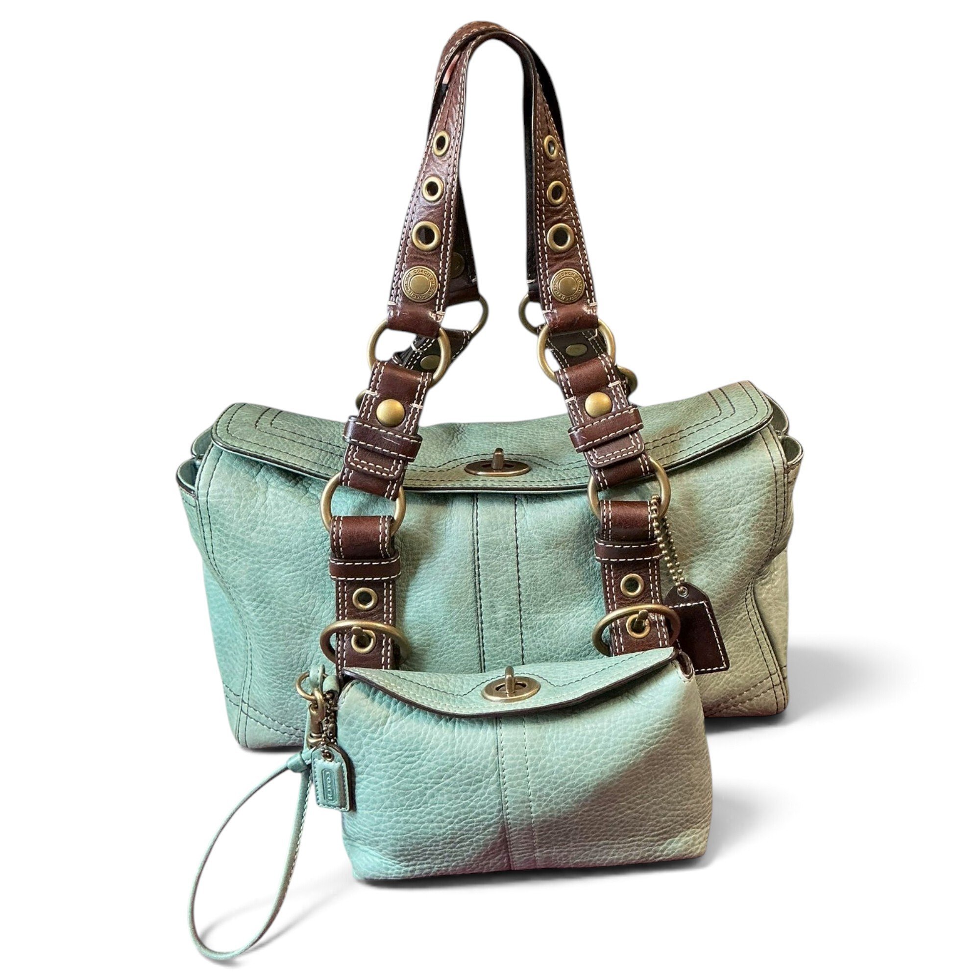 Leather handbag