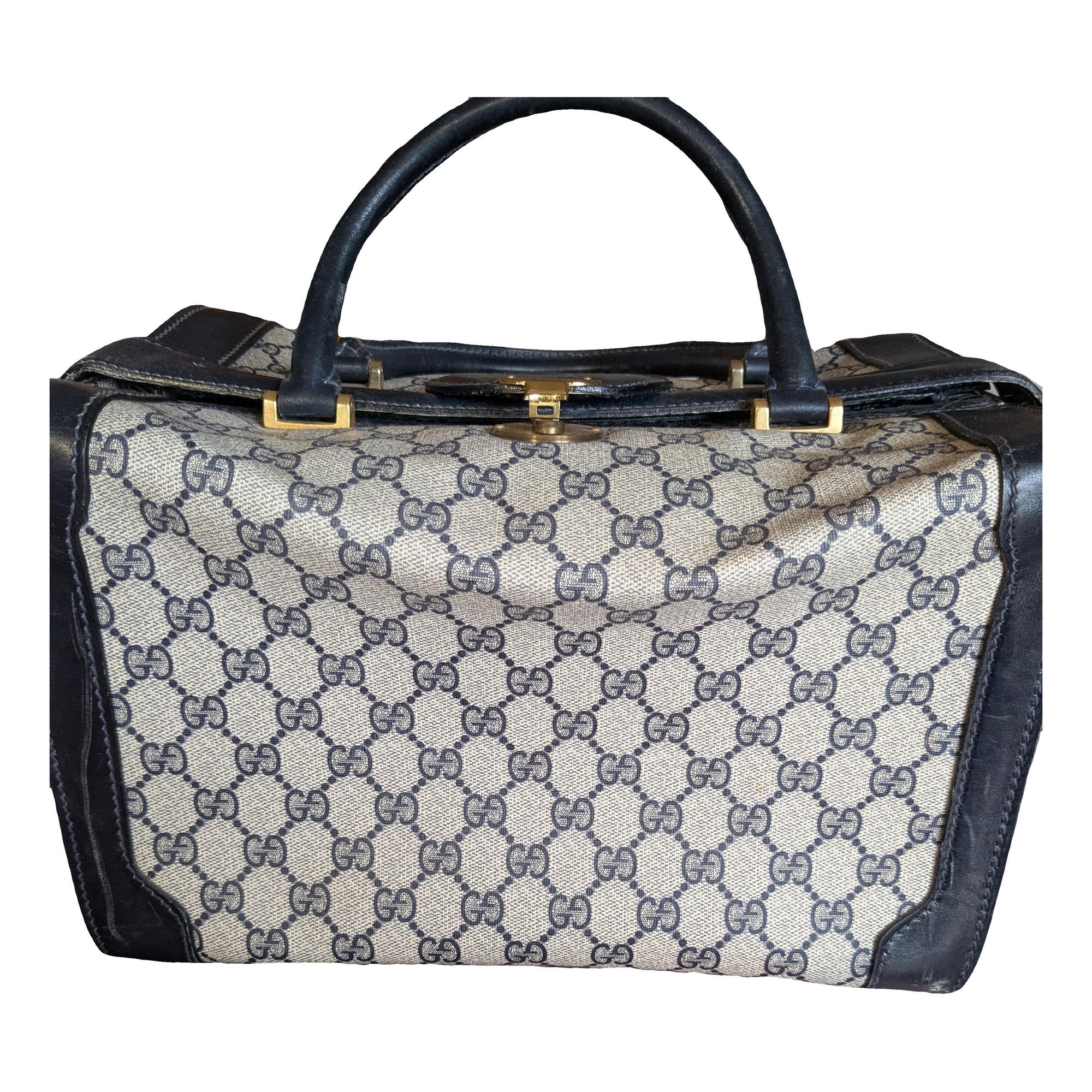 Leather vanity case