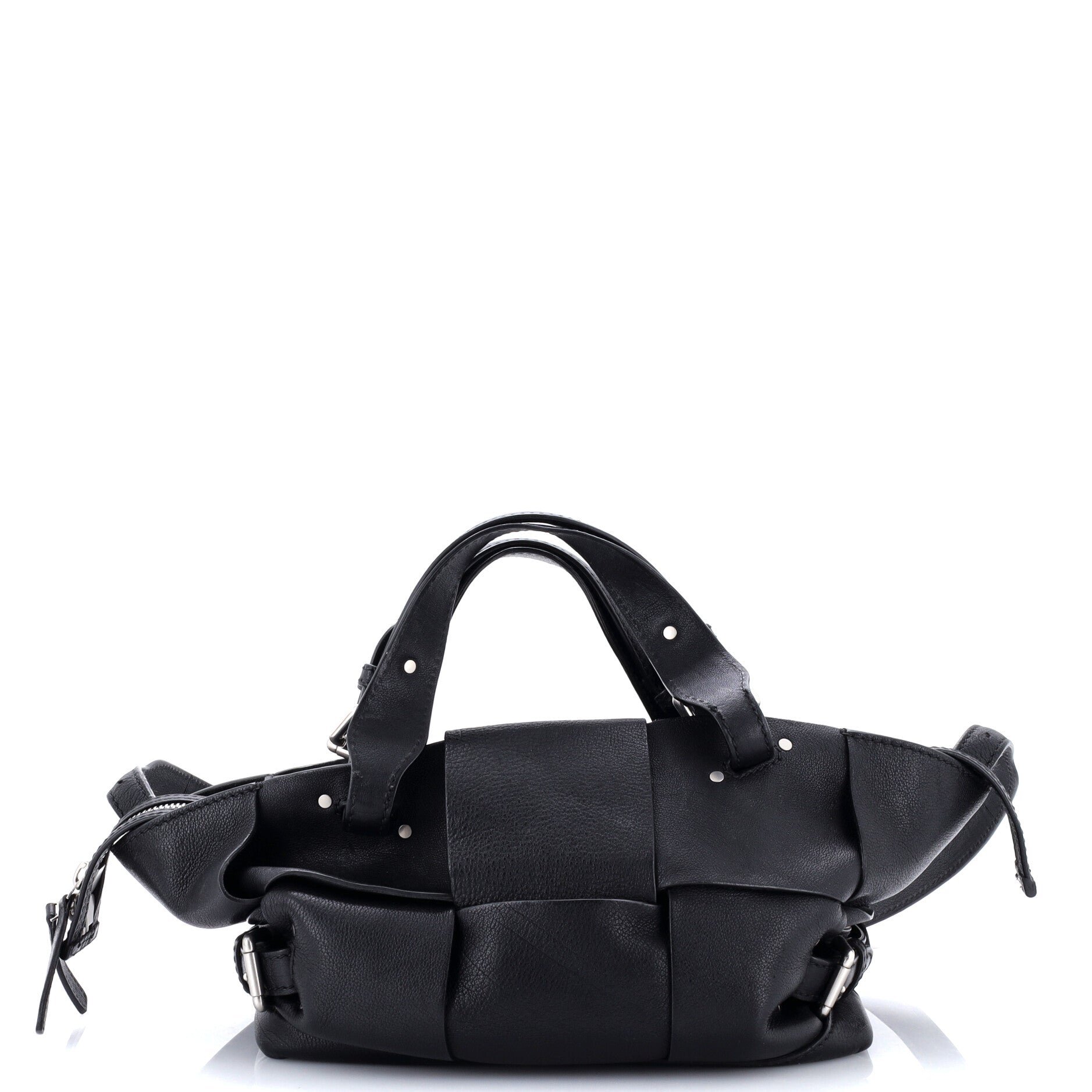 Arco Tool Bag Maxi Intrecciato Leather