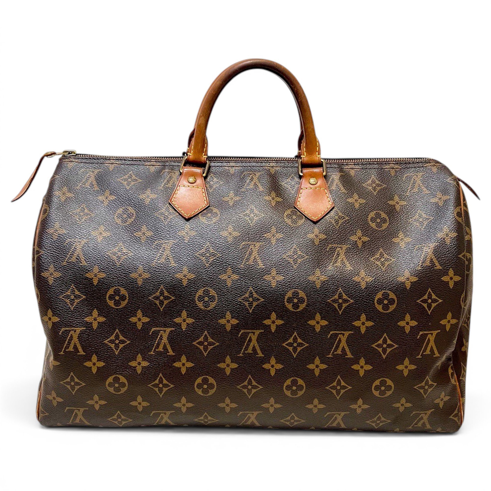 Speedy leather handbag