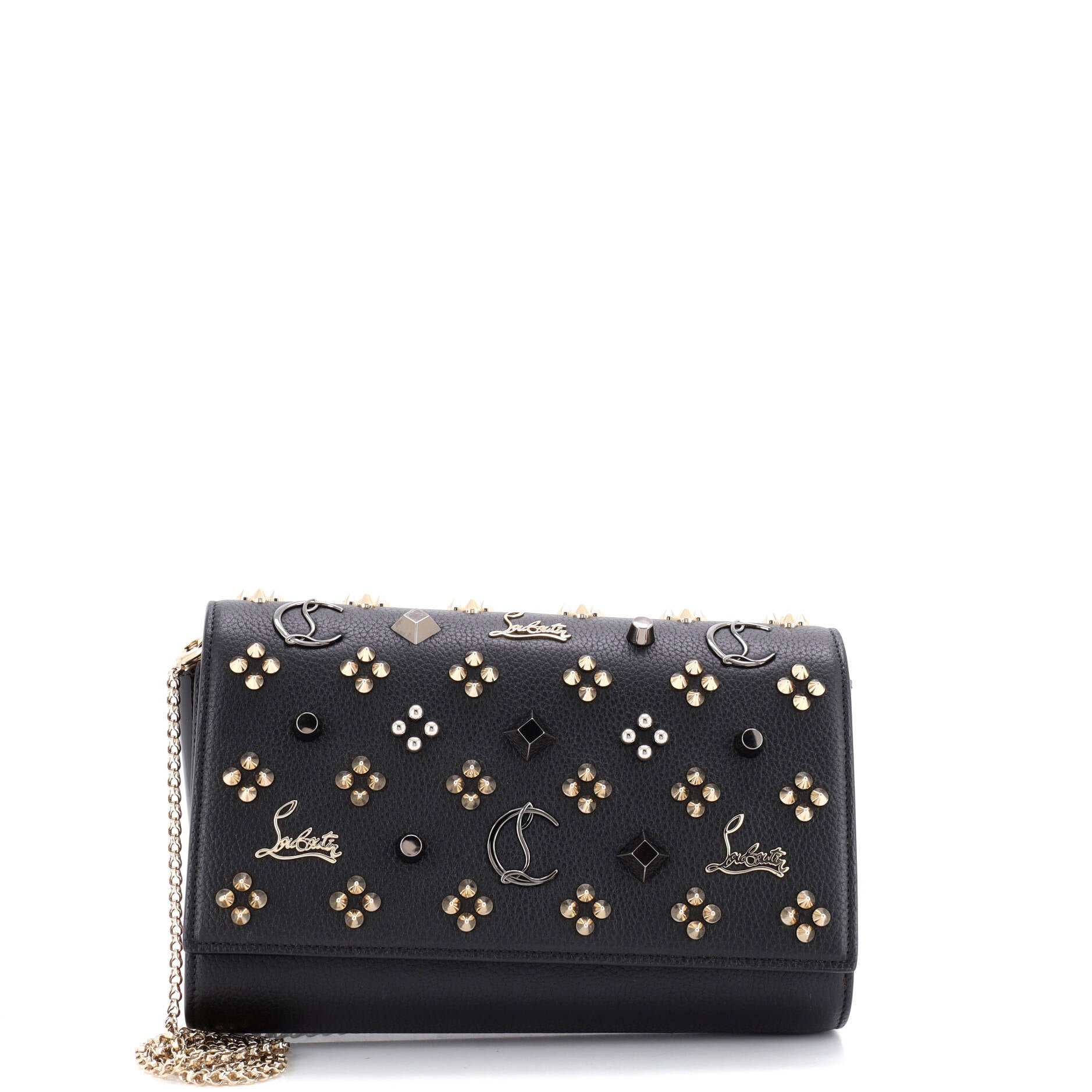 Paloma Clutch Embellished Leather Small